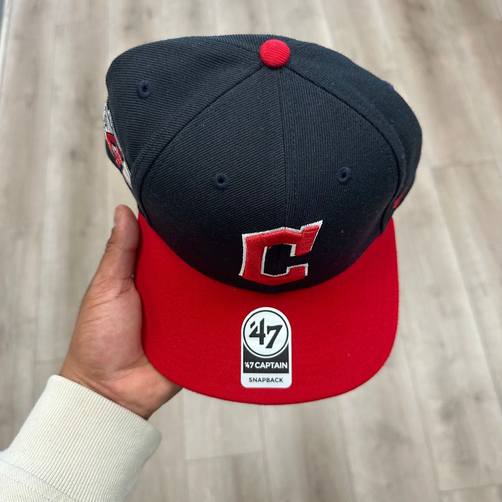47 Brand '47 Brand Cleveland Guardians Captain Sure Shot snapback hat Size ONE SIZE - 3 Thumbnail