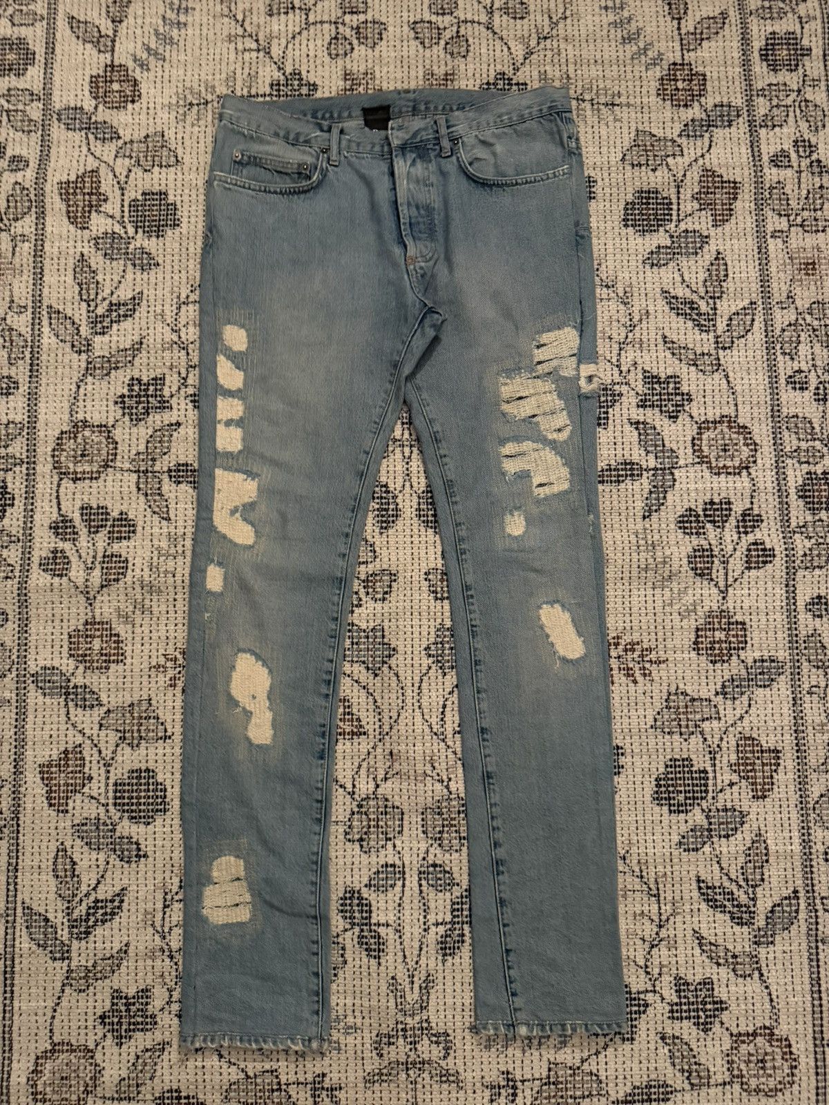 Dior Dior Homme SS06 Crash Denim Size US 31 - 1 Thumbnail