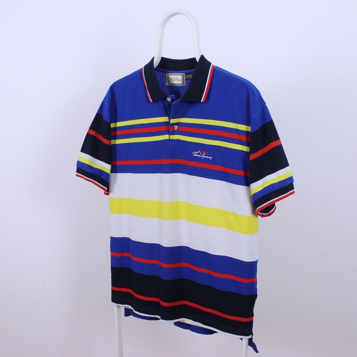 Burberry Vintage Thomas Burberry Short Sleeve Polo Size US M / EU 48-50 / 2 - 2 Thumbnail