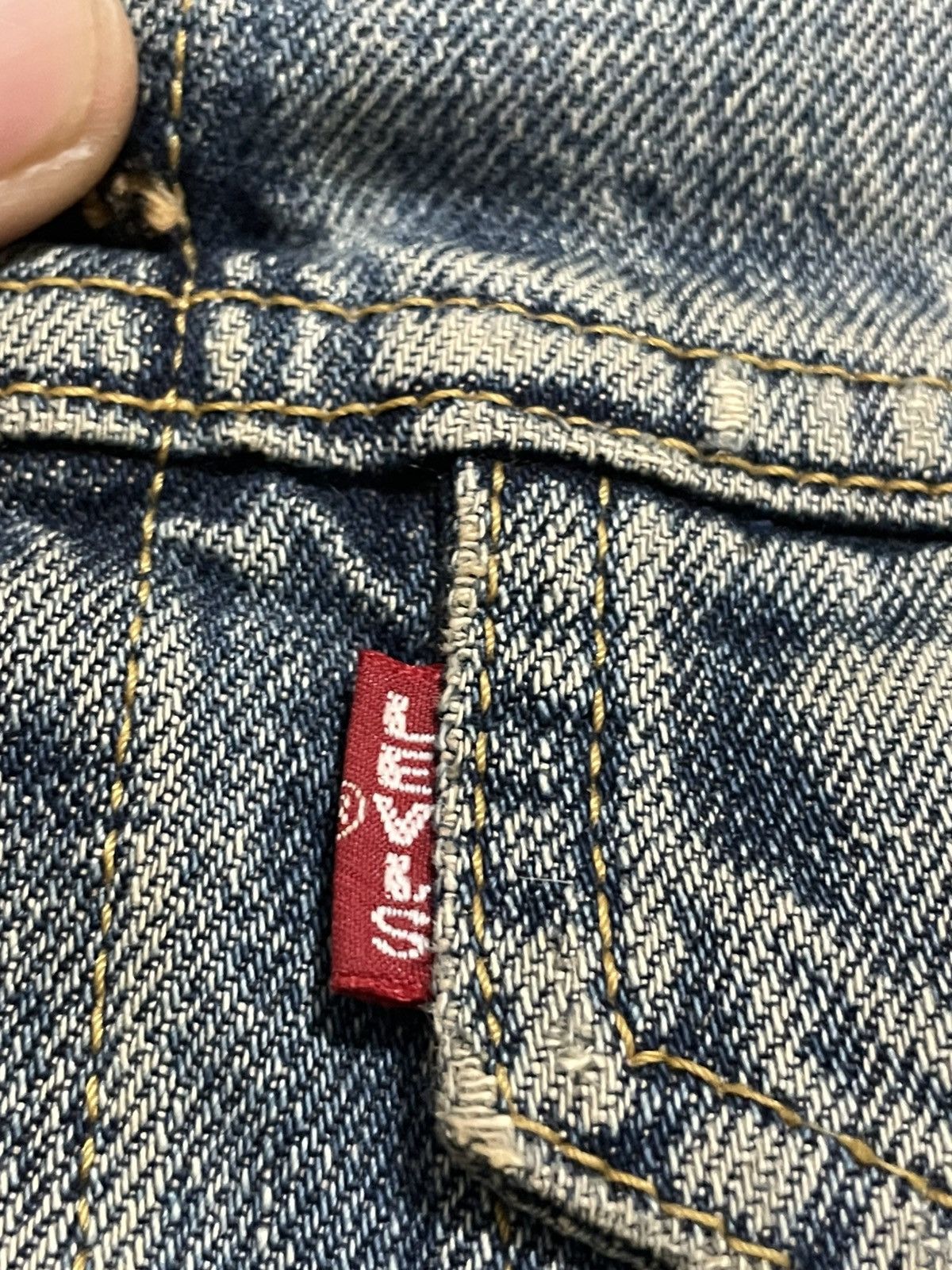 Levi's Levis Big E 71557denim Jacket Size US S / EU 44-46 / 1 - 4 Thumbnail