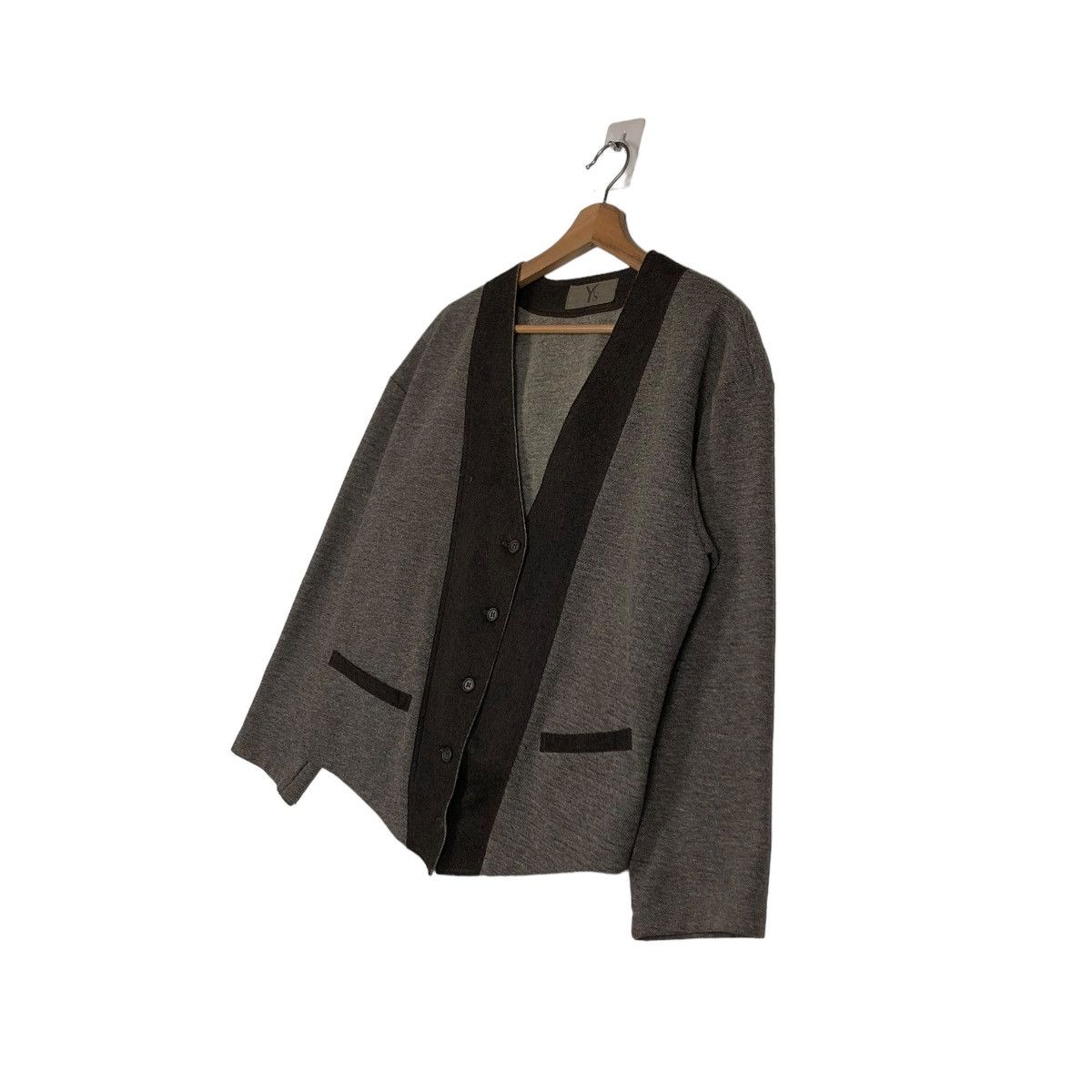Yohji Yamamoto 🔥VINTAGE WOOL CROPPED BIKER JACKET Y’S YOHJI YAMAMOTO Size US M / EU 48-50 / 2 - 2 Thumbnail
