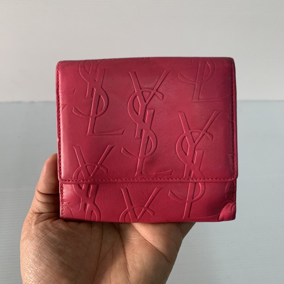 Yves Saint Laurent Yves Saint Laurent Leather Wallet Size ONE SIZE - 8 Thumbnail