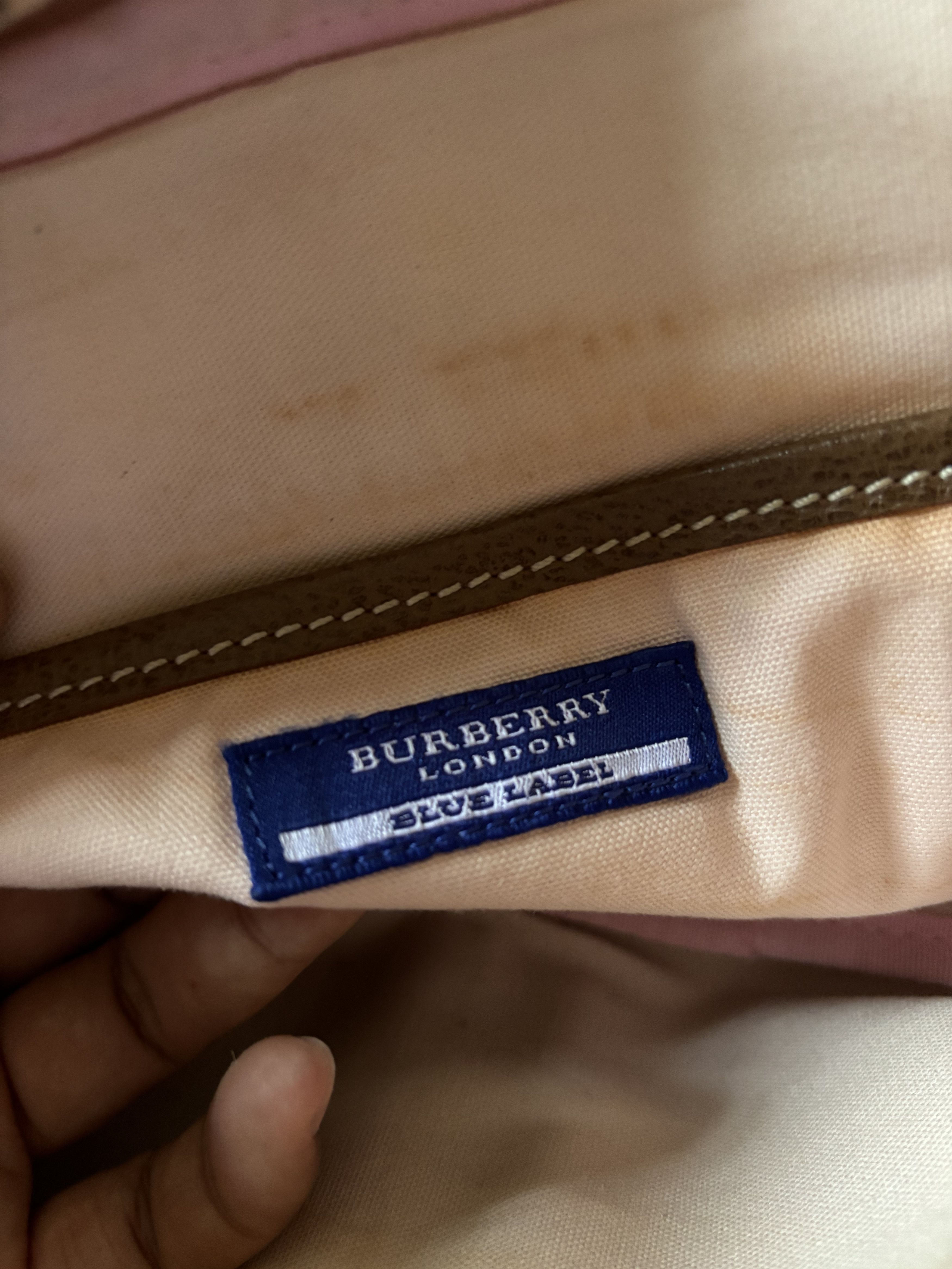 Burberry Burberry blue label trim leather bag Size ONE SIZE - 8 Thumbnail