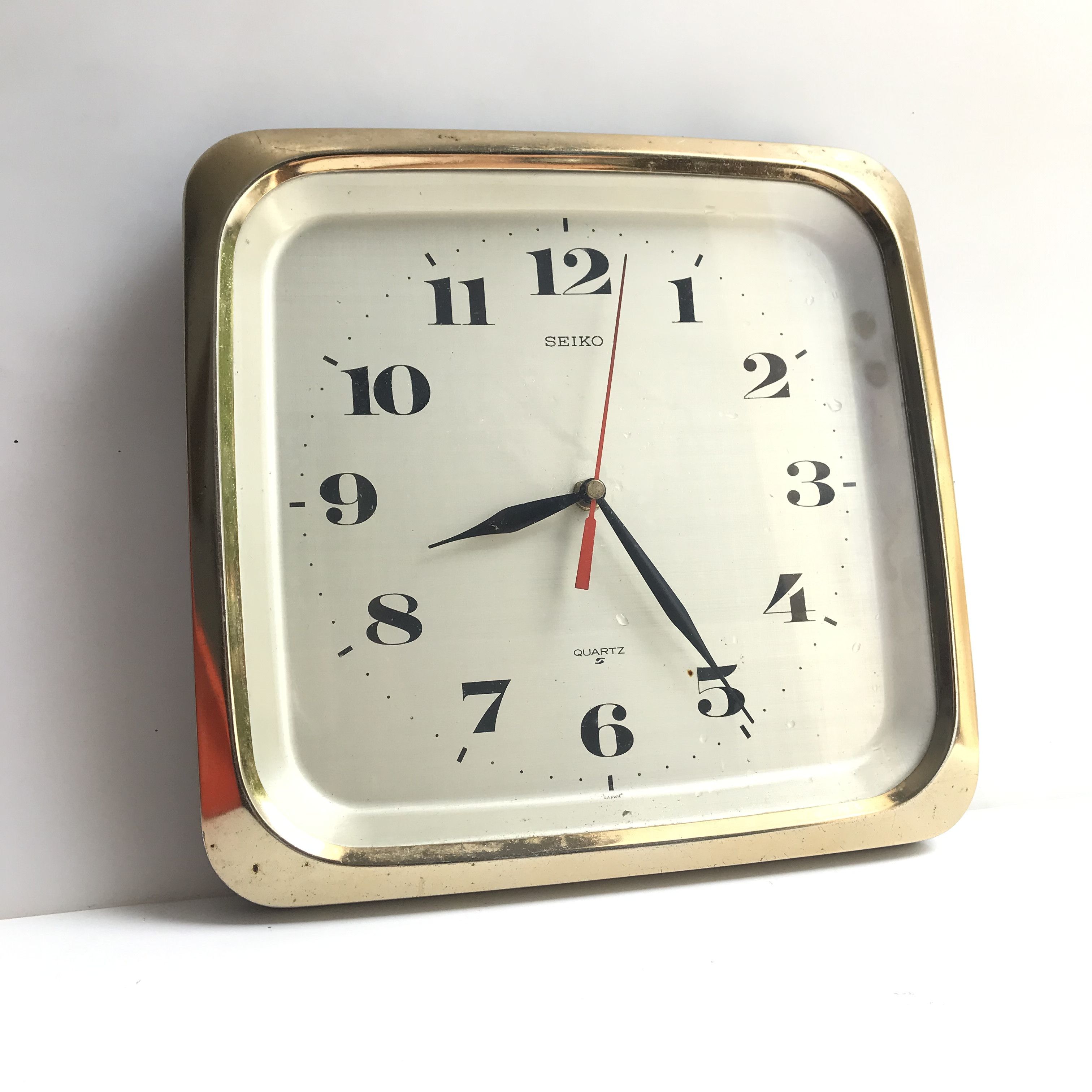 Japanese Brand Vintage Seiko Japan Wall Clock Vintage Space age midcentury Size ONE SIZE - 1 Thumbnail