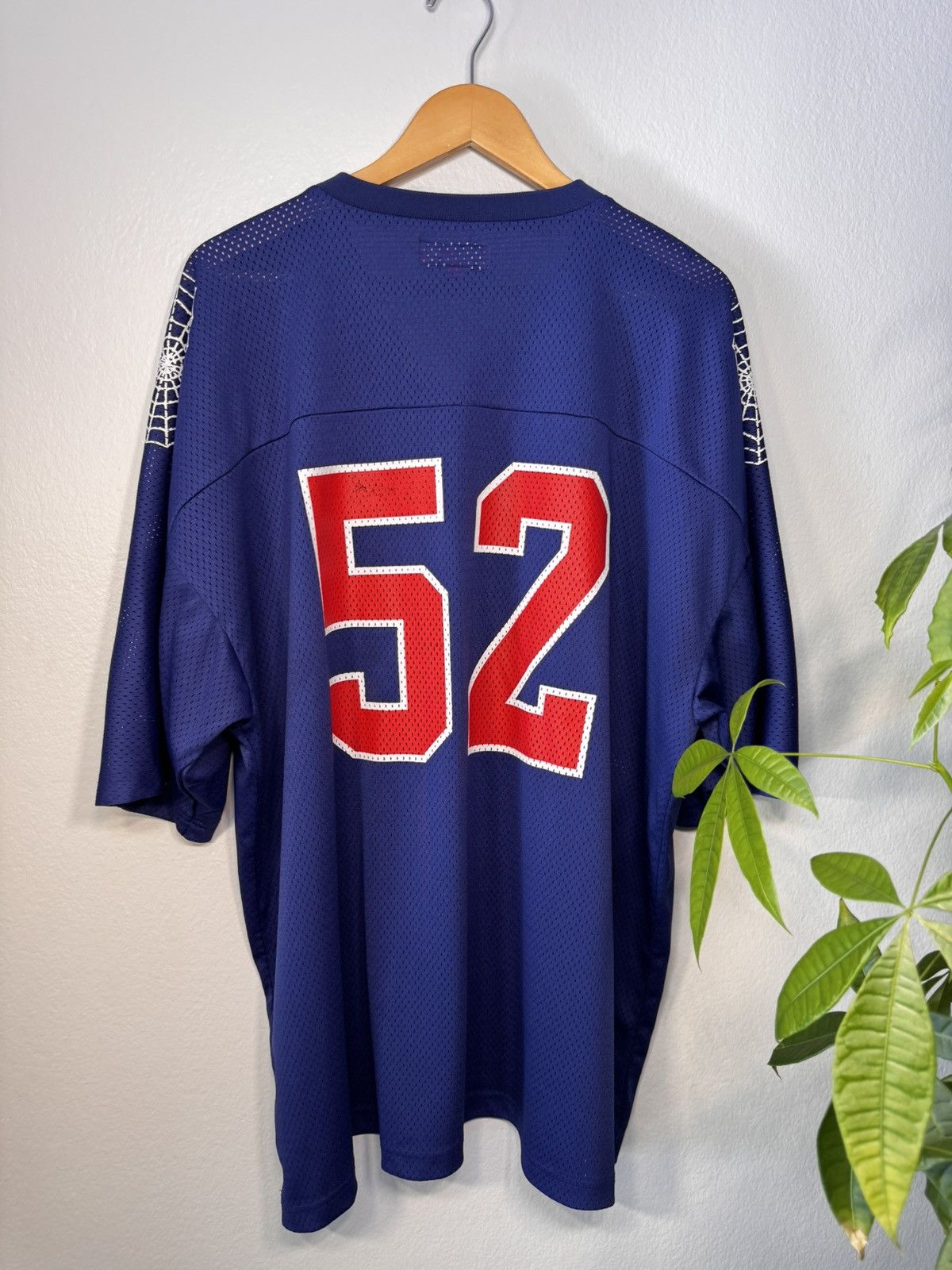 Supreme Supreme Spider Web Football Jersey “Navy” Size US XXL / EU 58 / 5 - 3 Thumbnail