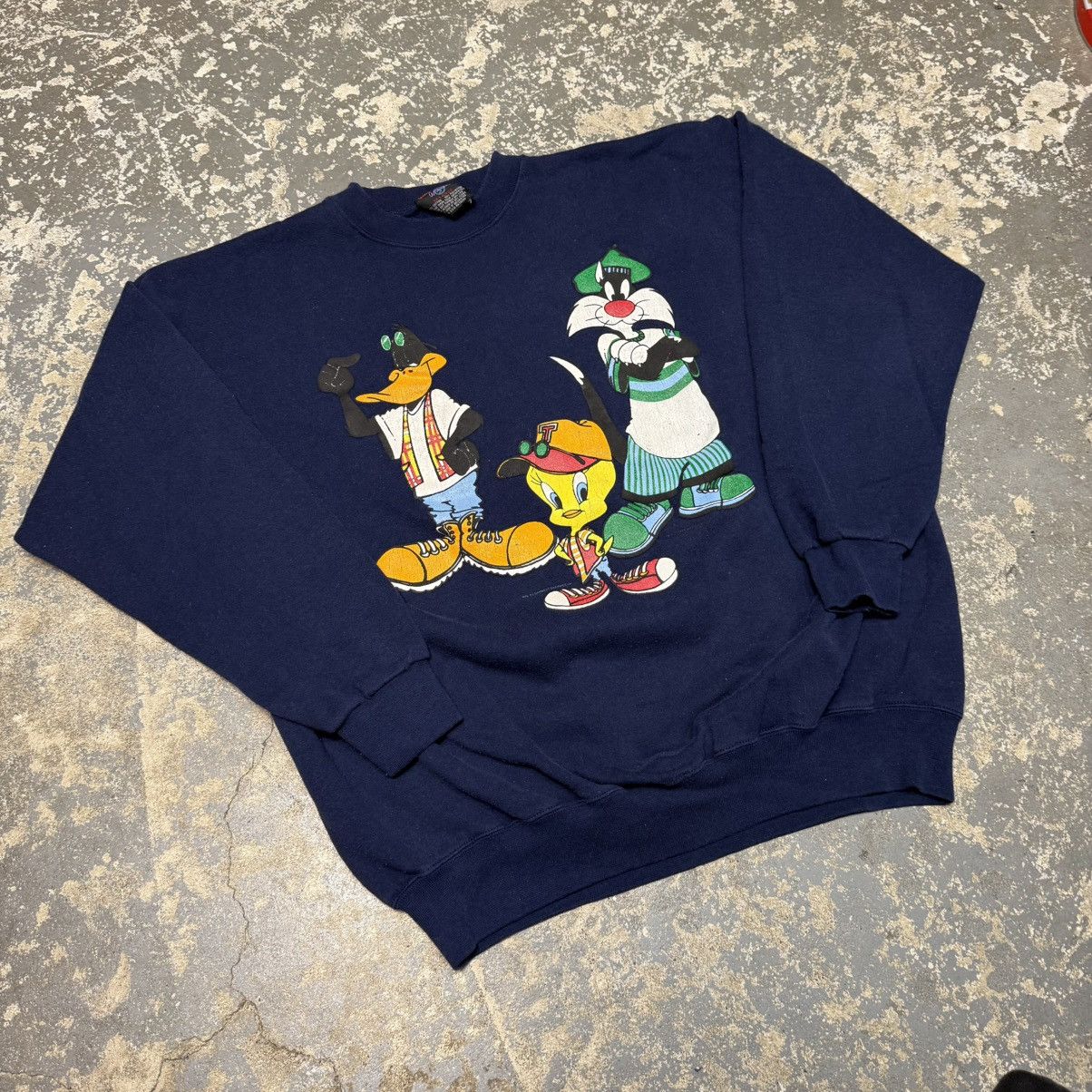 Other Vintage Looney Tunes Tweety Bugs Bunny Sylvester Crewneck Size US XXL / EU 58 / 5 - 9 Thumbnail