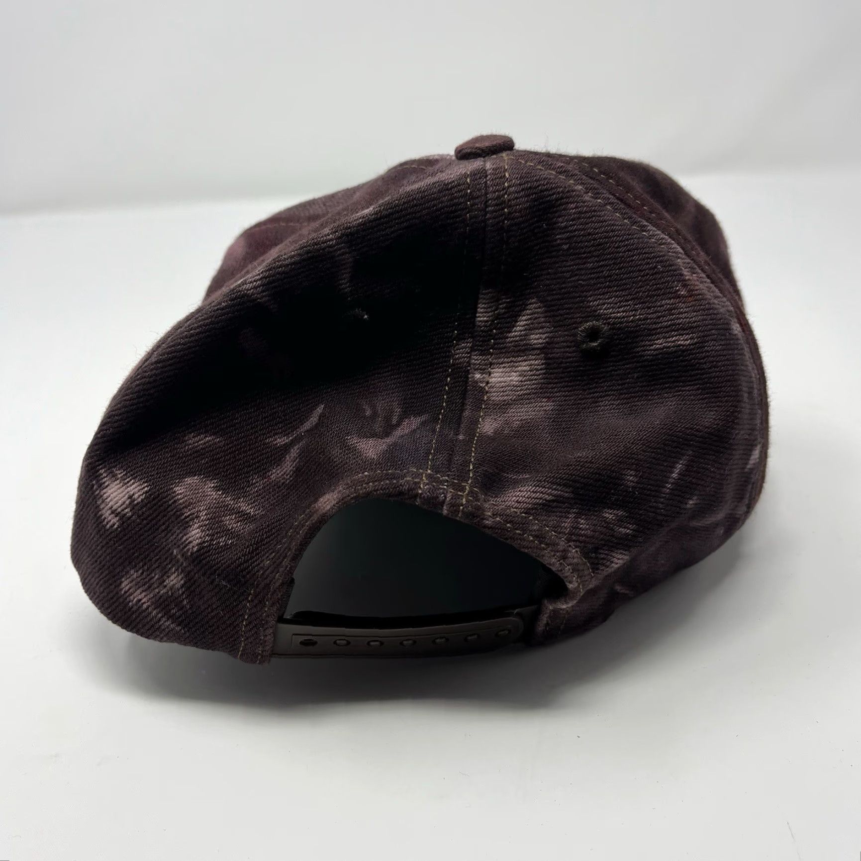 Vintage J. Mensinger SnapBack Hat Made In USA Los Angeles Burgundy Tie Dye Green One Size Mens Hats USA Russ? Size ONE SIZE - 3 Thumbnail