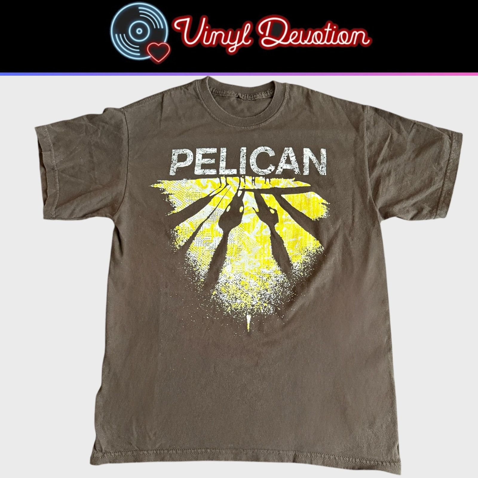 Band Tees Pelican Band City Of Echoes - Brown T-Shirt Size M No Tag Size US M / EU 48-50 / 2 - 1 Thumbnail