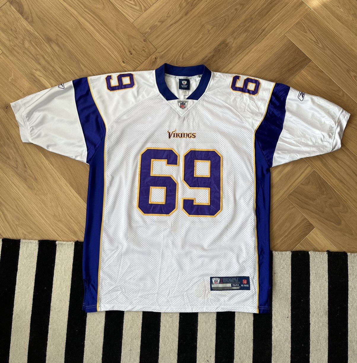 Reebok Vintage Minnesota Vikings #69 Jared Allen Reebok On-Field Size US XXL / EU 58 / 5 - 1 Thumbnail