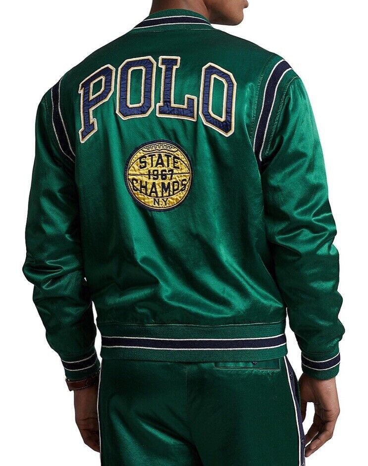 POLO Ralph Lauren State Champs Satin Varsity Jacket XXL