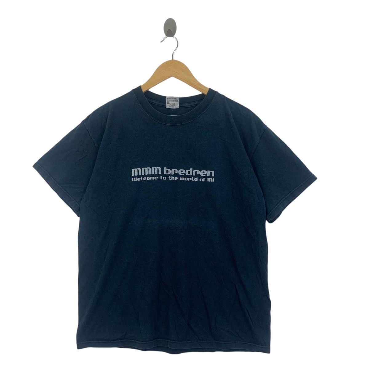 Vintage MMM BREDREN BAND World Of M Festival Tee Shirt Top