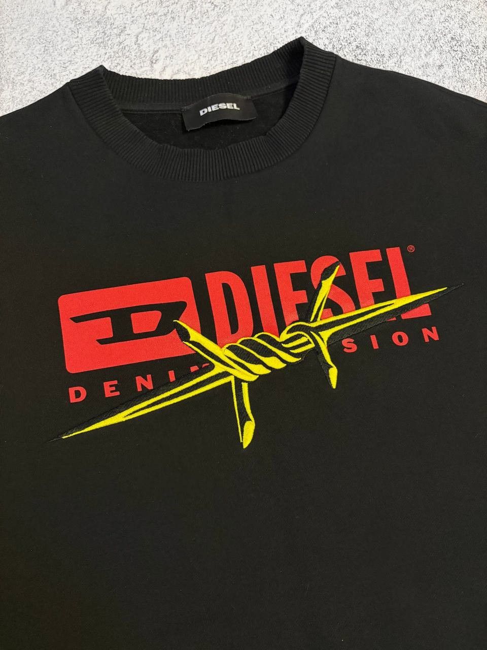 Diesel Diesel Big Logo Crew Neck Sweatshirt Size US L / EU 52-54 / 3 - 4 Thumbnail