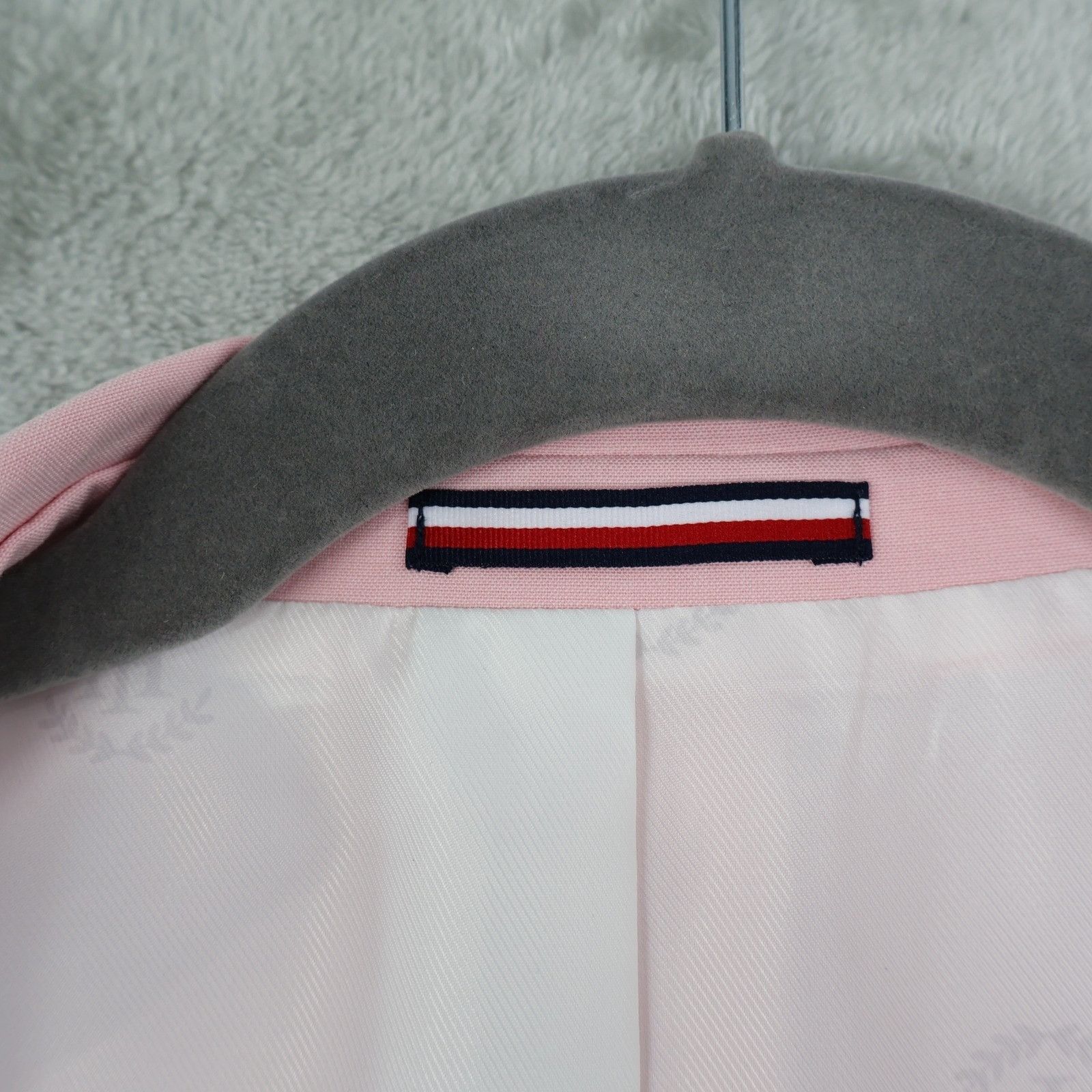 Tommy Hilfiger Tommy Hilfiger Modern Fit Flex Suit Jacket Mens 40L Pink Size 40L - 13 Thumbnail