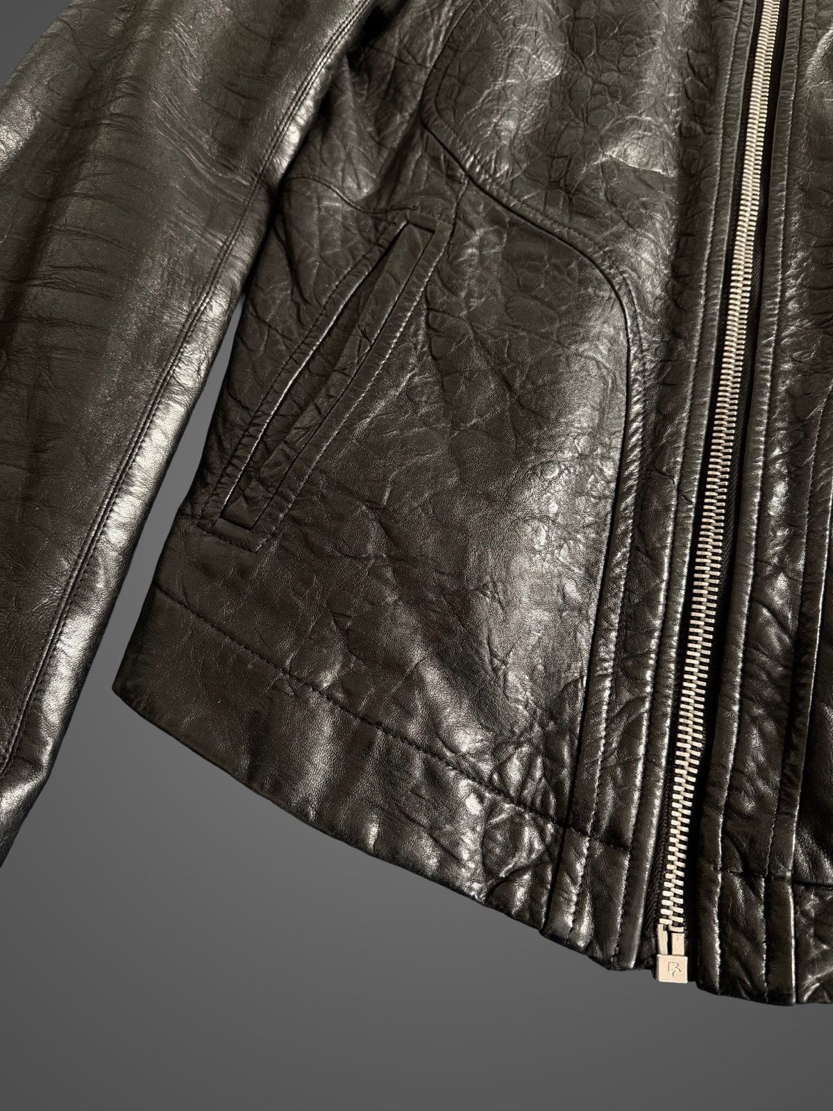 Rick Owens Rick Owens Blistered Leather Intarsia Size US S / EU 44-46 / 1 - 7 Thumbnail