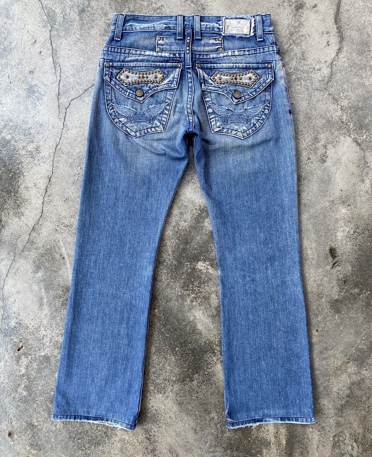 Robins Jeans Vintage Robins Jean Rare Distressed Denim Pants Size US 30 / EU 46 - 2 Thumbnail