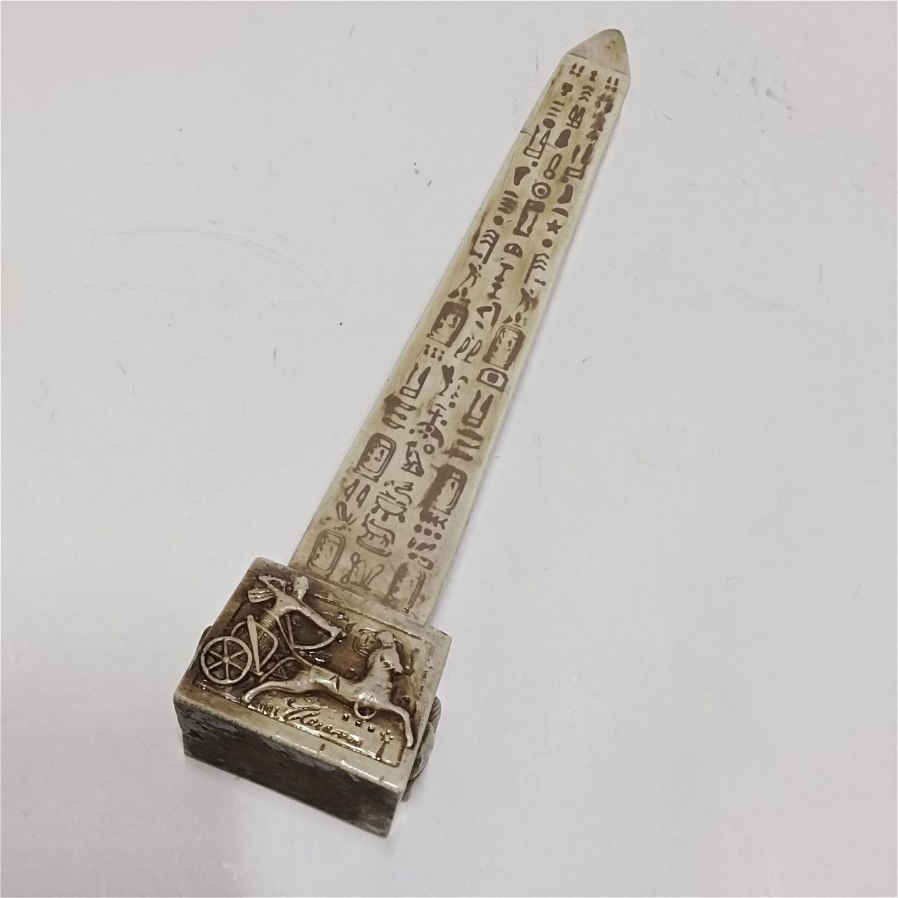 Handmade Egyptian Obelisk Statue – Ancient Hieroglyphic Decor Size ONE SIZE - 9 Thumbnail