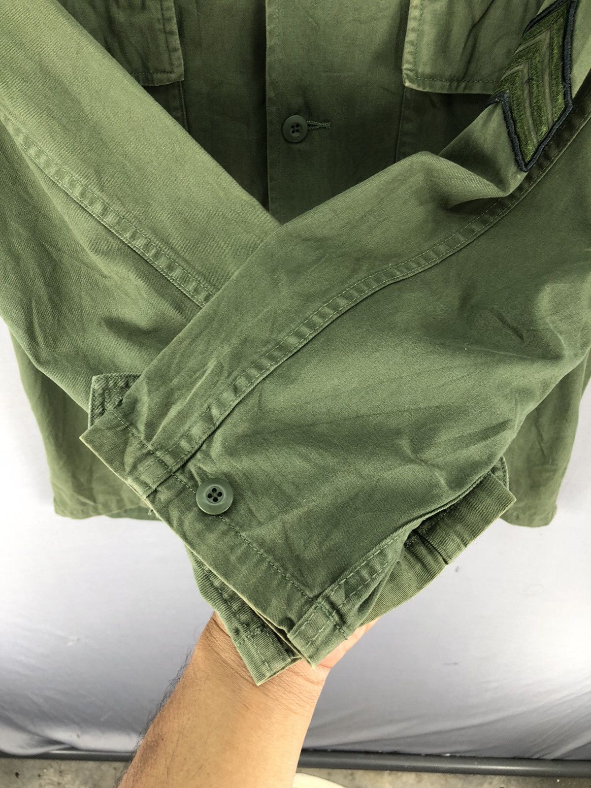 Vintage Vintage US Army OG Military Fashion Jacket by Ungrid Japan Size M / US 6-8 / IT 42-44 - 7 Thumbnail