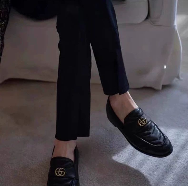 Gucci Guicci Lefuxie leather shoes Size US 8.5 / EU 41-42 - 2 Thumbnail