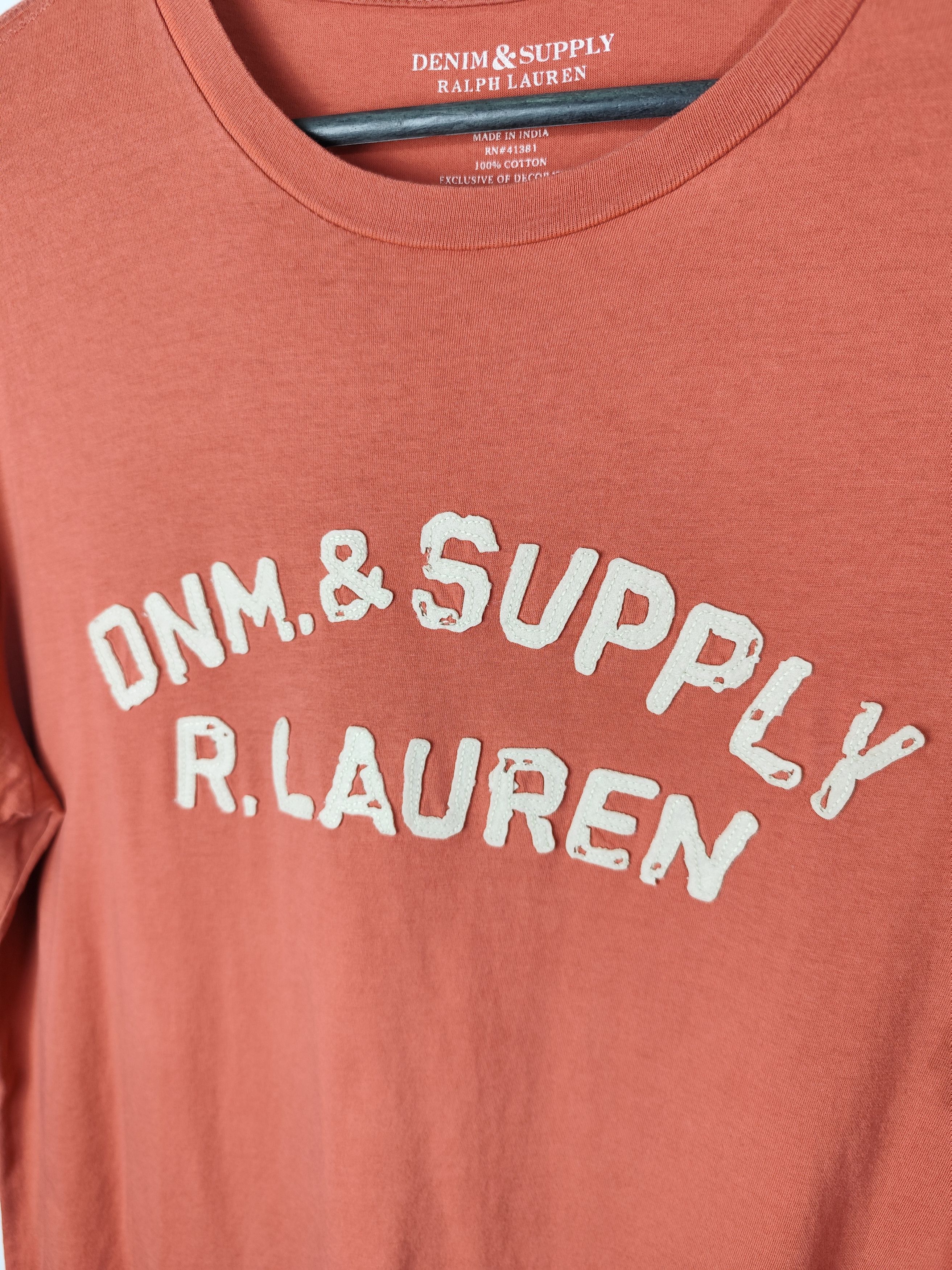 Denim & Supply Ralph Lauren Denim and Supply Ralph Lauren big logo tee shirt Size US L / EU 52-54 / 3 - 2 Thumbnail