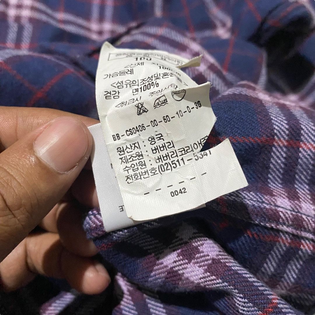 Burberry Burberry london check plaid flannel shirt Size US L / EU 52-54 / 3 - 7 Thumbnail