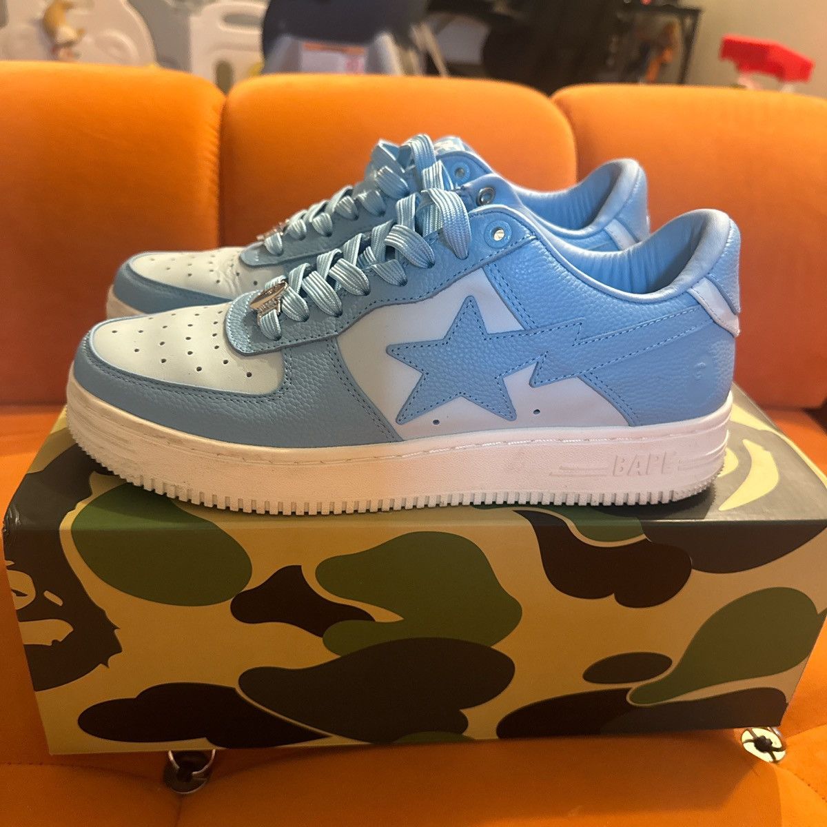 Bape bapesta sneakers Size US 9 / EU 42 - 1 Thumbnail