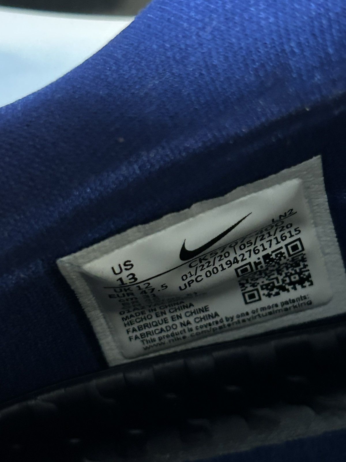Nike Nike Air Zoom BB NXT Blue Metallic Gold Size 13 DS Size US 13 / EU 46 - 6 Thumbnail