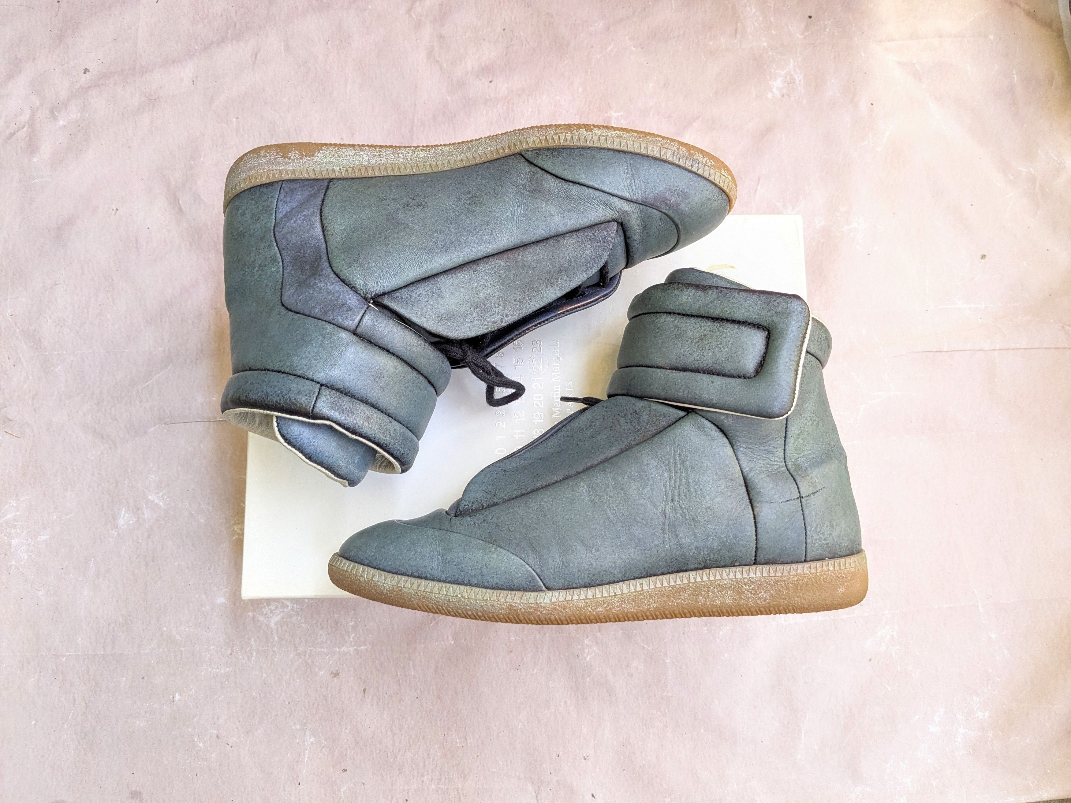 Maison Margiela Maison Margiela Future Green 9.5 42.5 High Tops Size US 9.5 / EU 42-43 - 1 Thumbnail