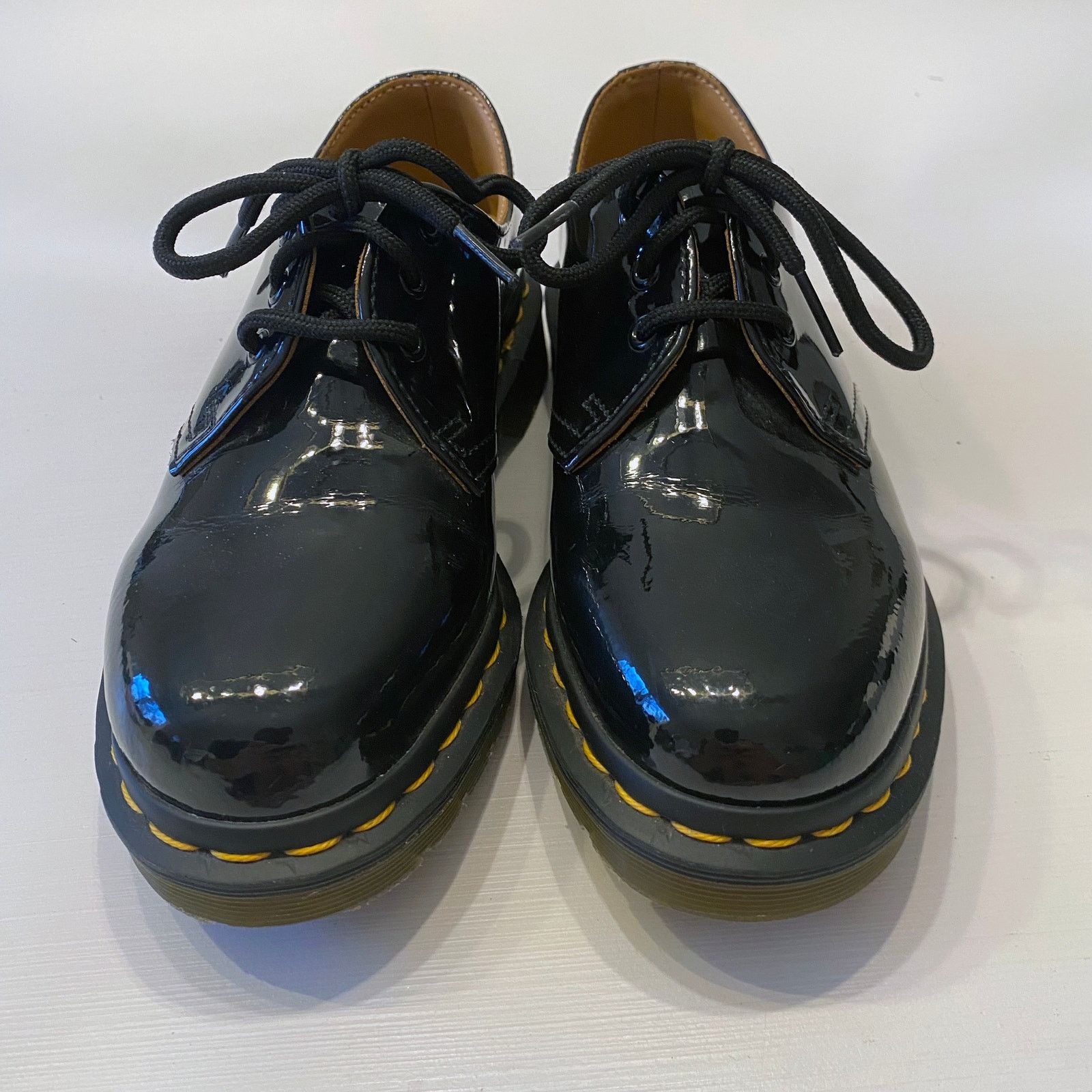 Dr. Martens Dr. Martens Black Leather Shoes Style 1461 US Sz 5 EU Sz 36 Size US 5 / IT 35 - 5 Thumbnail