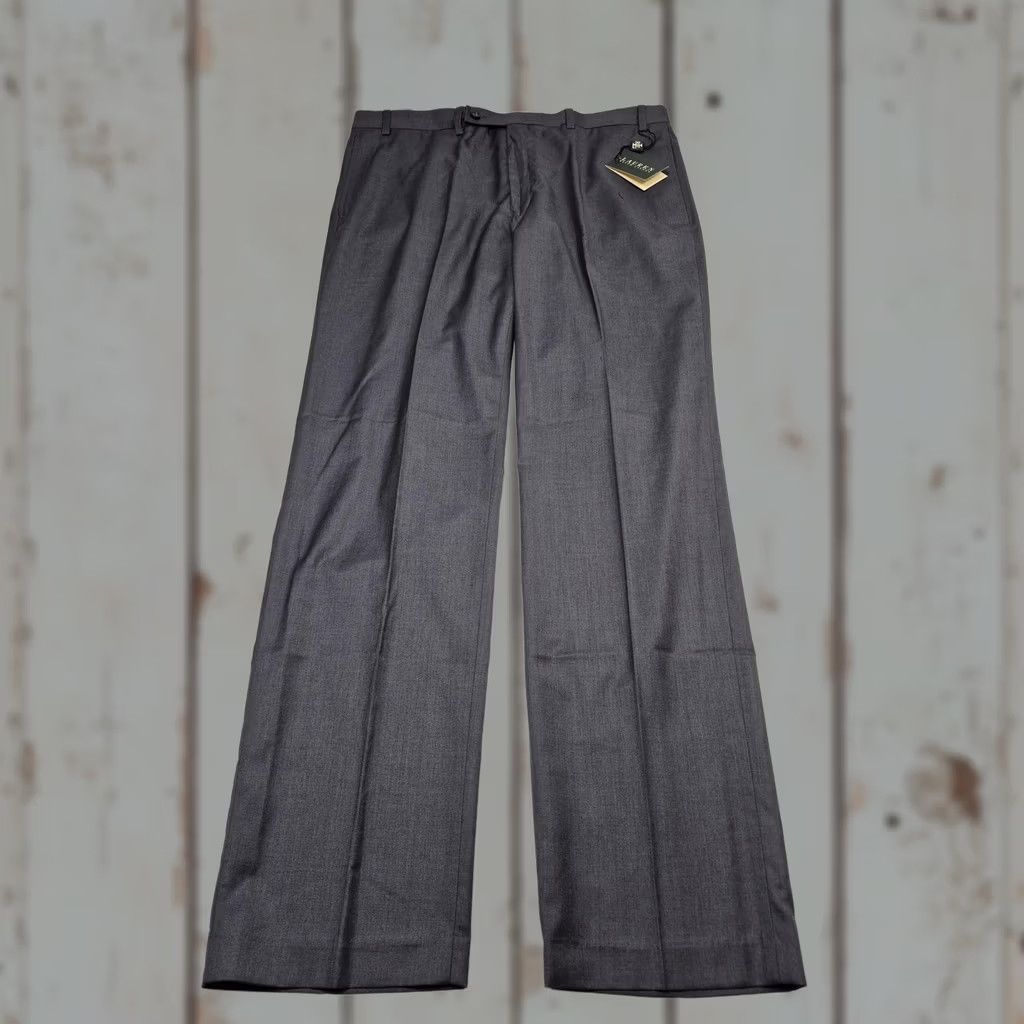 Ralph Lauren Lauren Ralph Lauren Dress Pants Men 38x34 Gray Flat Front Straight Poly Blend Dress Pants Mens 38 Gray Size US 38 / EU 54 - 1 Thumbnail