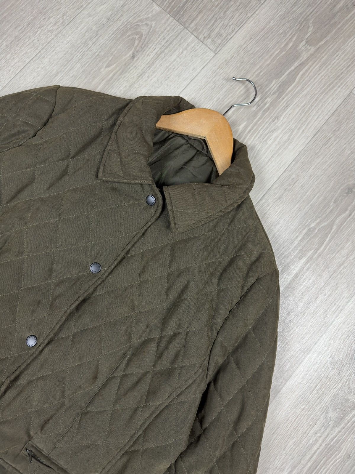 Barbour Vintage Barbour Cynthia Micro Fibre Quilt Jacket Size US 12 Size XL / US 12-14 / IT 48-50 - 2 Thumbnail