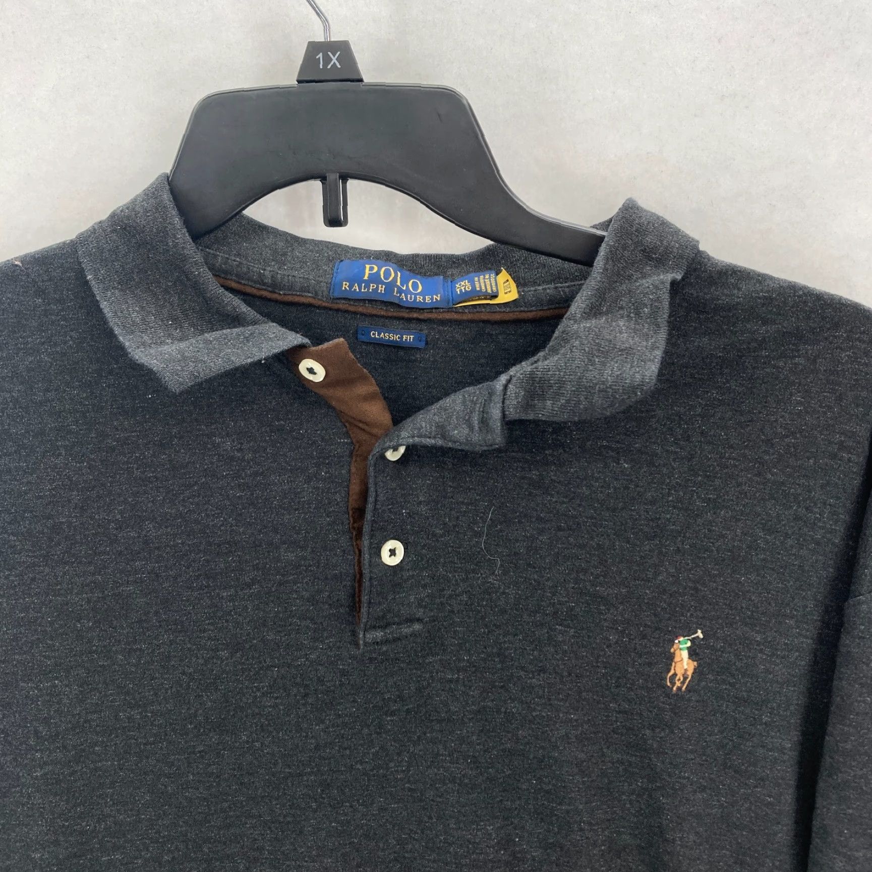 Ralph Lauren Polo Ralph Lauren Long Sleeve Polo Shirt Mens 2XL Black Flesh Pony Classic Fit Polo Shirt Mens 2XL Black Flesh Pony Classic Fit Size US XXL / EU 58 / 5 - 2 Thumbnail