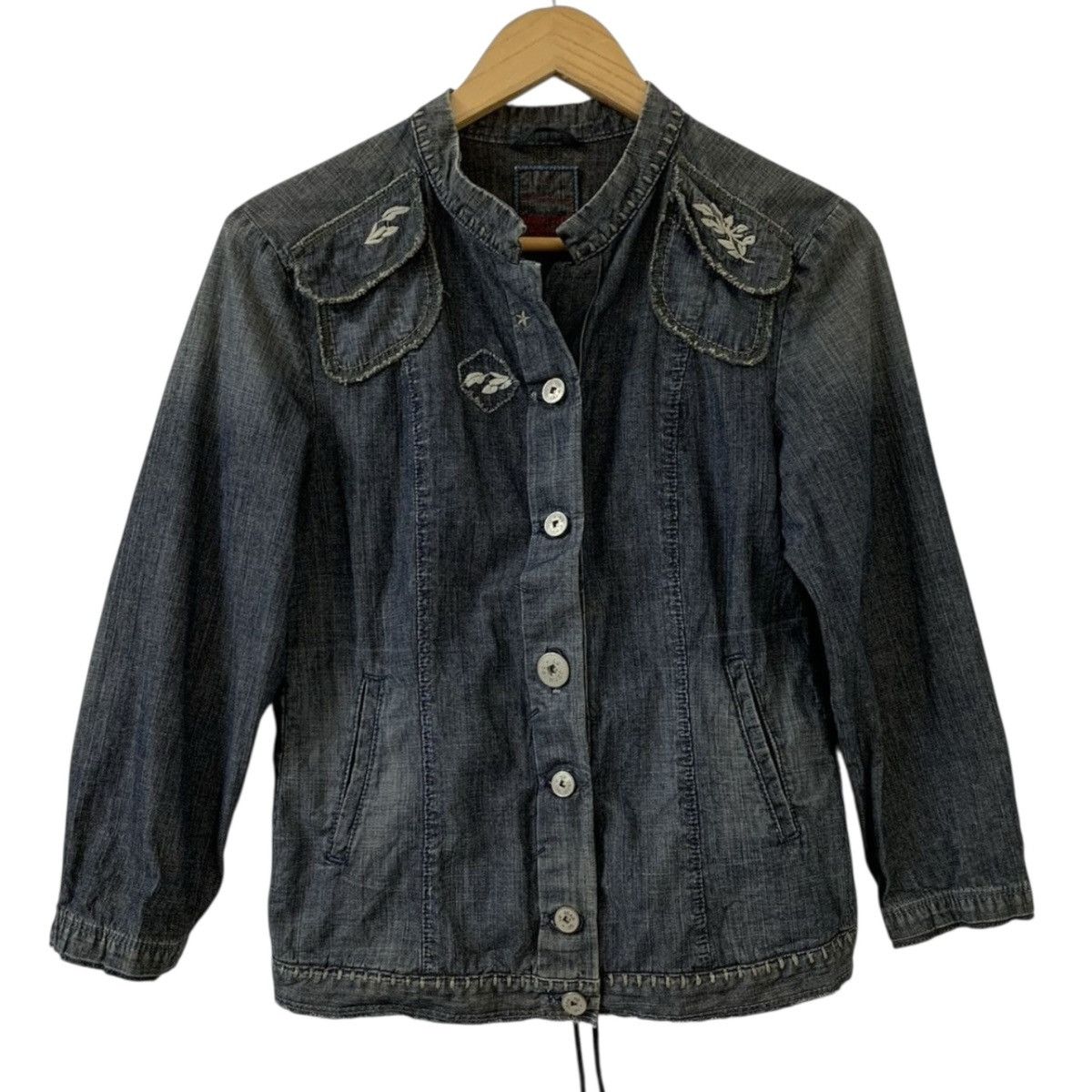 Marithe + Francois Girbaud Marithe Francois Girbaud Button Linen Jacket Size M / US 6-8 / IT 42-44 - 1 Thumbnail