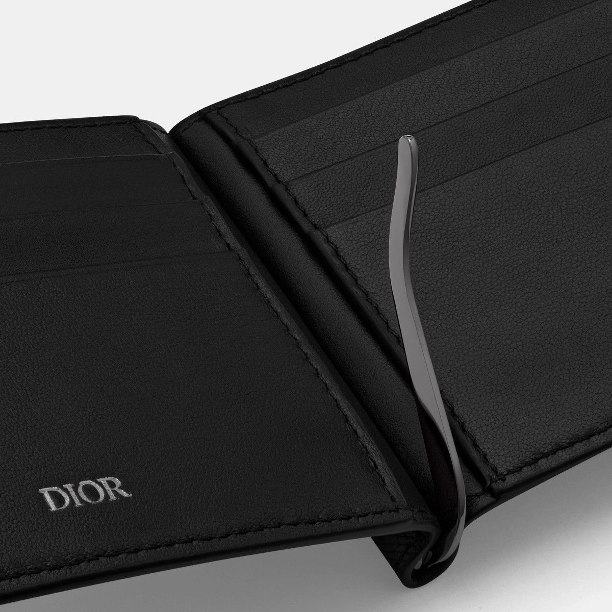 Dior o1bcso1str0226 Size:OS/ Wallet With Money Clip in Black Size ONE SIZE - 4 Thumbnail