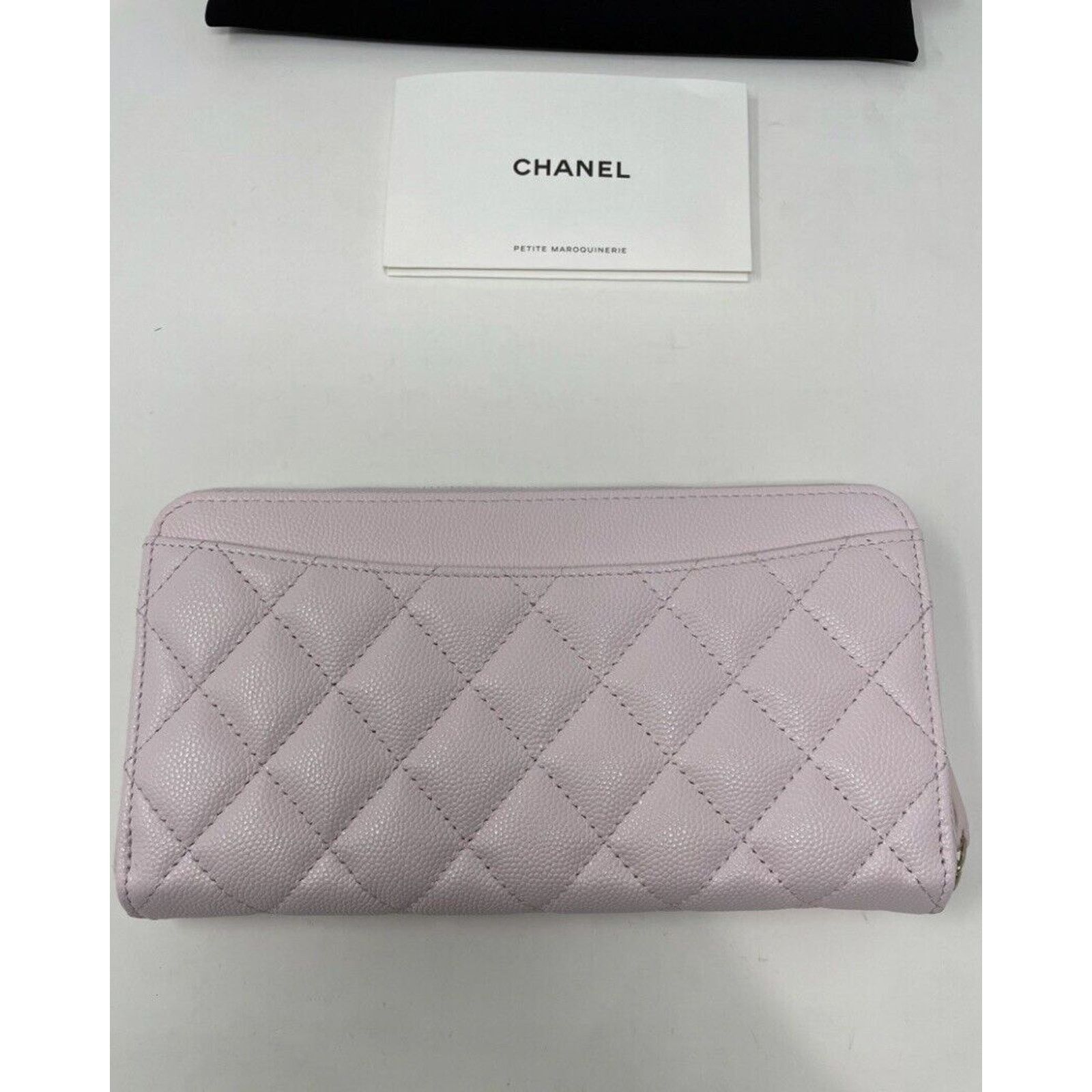 Chanel Authentic Chanel Pink Caviar Classic Long Zippy Zip Wallet Size ONE SIZE - 3 Thumbnail