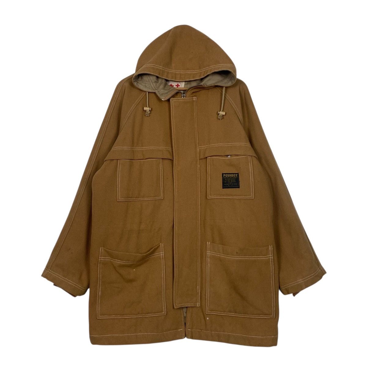 Japanese Brand × Vintage Posh boy parka hoodie jacket Size US M / EU 48-50 / 2 - 1 Thumbnail