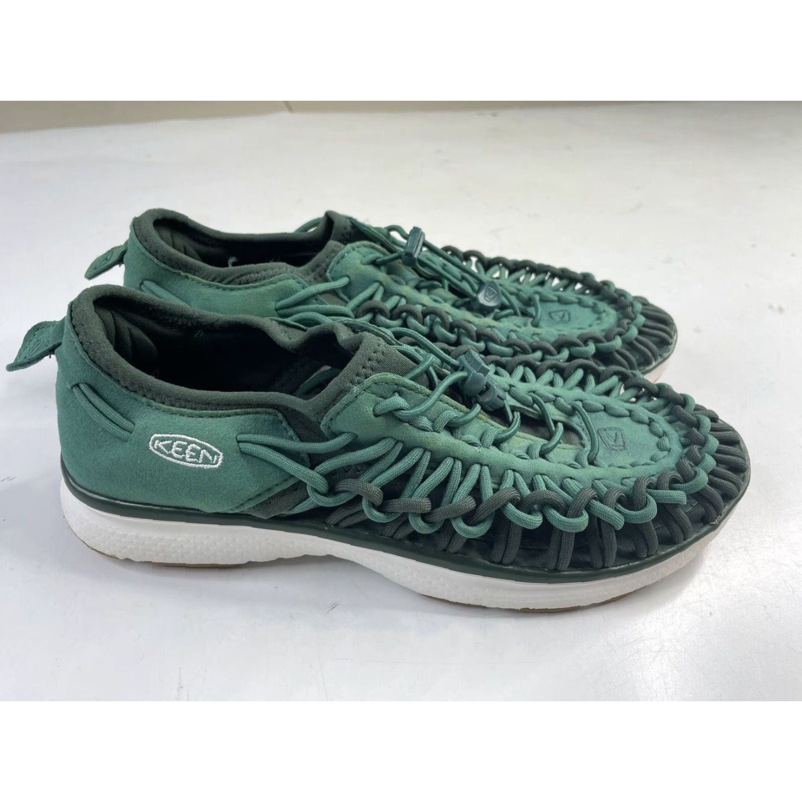 KEEN KEEN UNEEK Sandal Women’s Size 6 Green Cord Fisherman Adjustable Breathable Flat Heel 1020581 Size US 6 / IT 36 - 2 Thumbnail