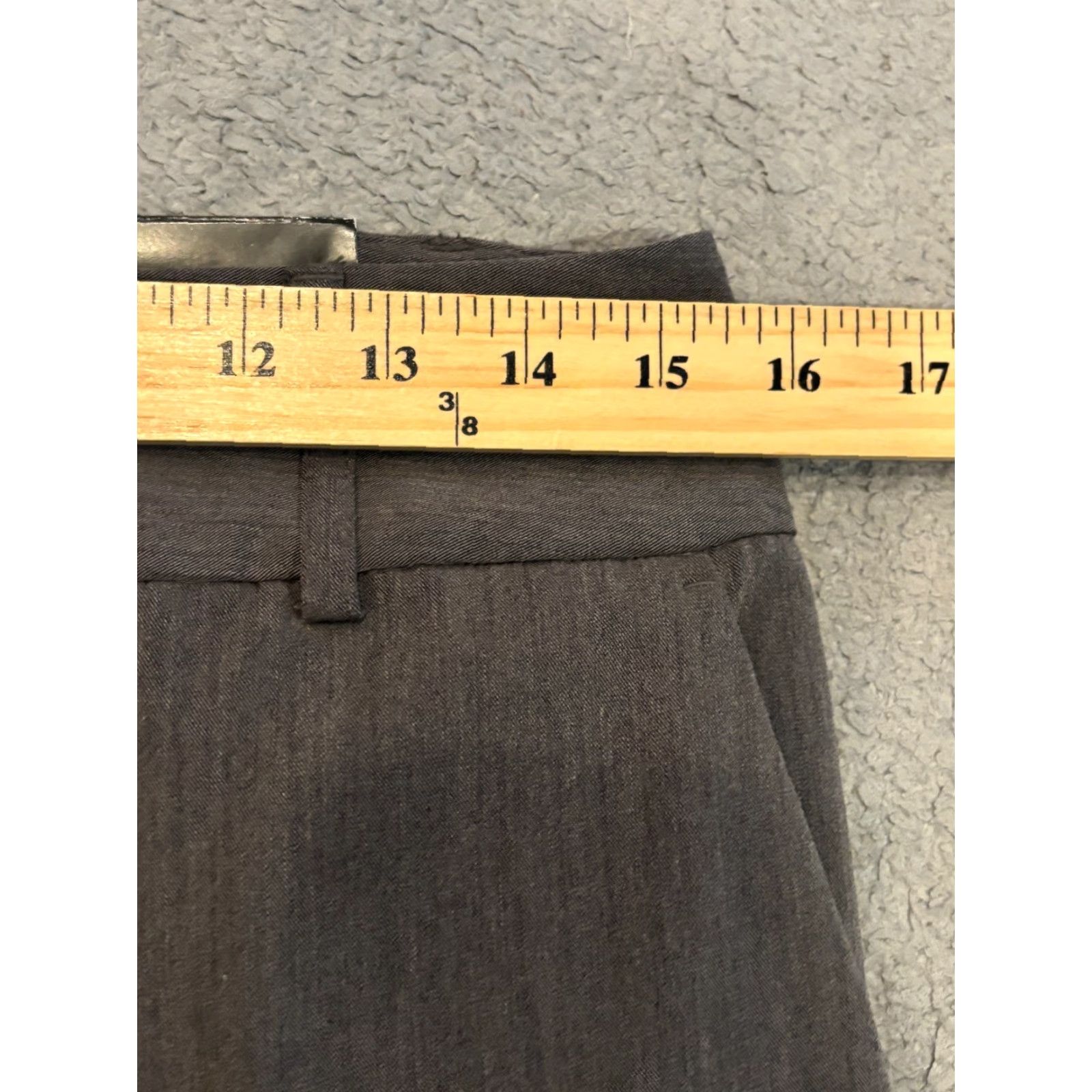 Etro NWT Axcess Dress Pants Women's 4 Gray Stretch Metro Fit Flared Leg Career Pants Womens 4 Gray Stretch Flared Leg Dress Pants Axcess Size 27" / US 4 / IT 40 - 4 Thumbnail
