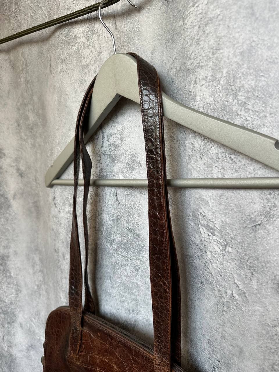 Russell & Bromley Russell & Bromley Italy Croc Embossed Leather Shoulder Bag Size ONE SIZE - 10 Thumbnail