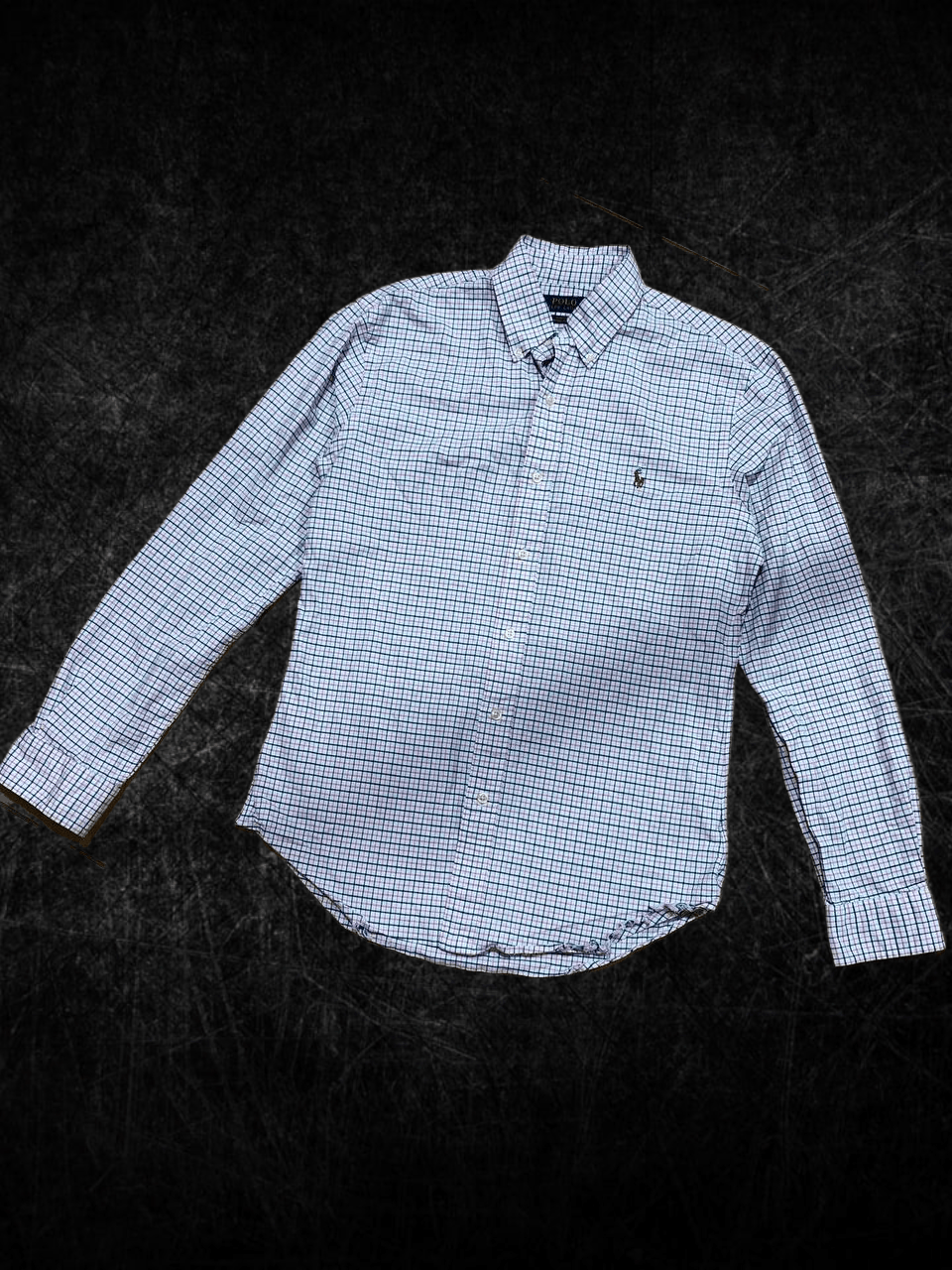 Polo Ralph Lauren Print Shirt OXFORD Polo Ralph Lauren Slim Fit Vintage Size US M / EU 48-50 / 2 - 1 Thumbnail
