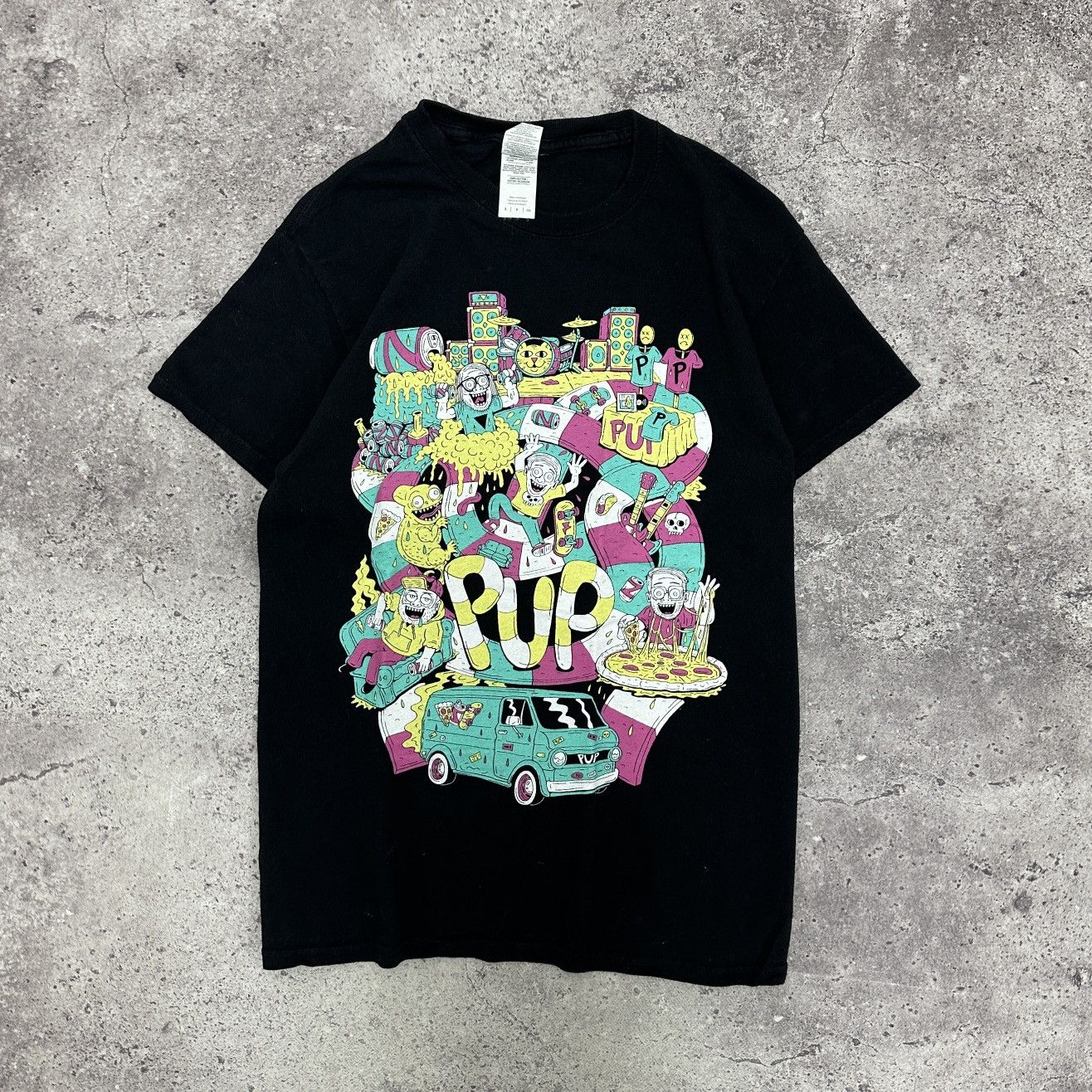 Band Tees Vintage 00s Pup Rock Band Punk tee Canada y2k tour og hype Size US S / EU 44-46 / 1 - 1 Thumbnail