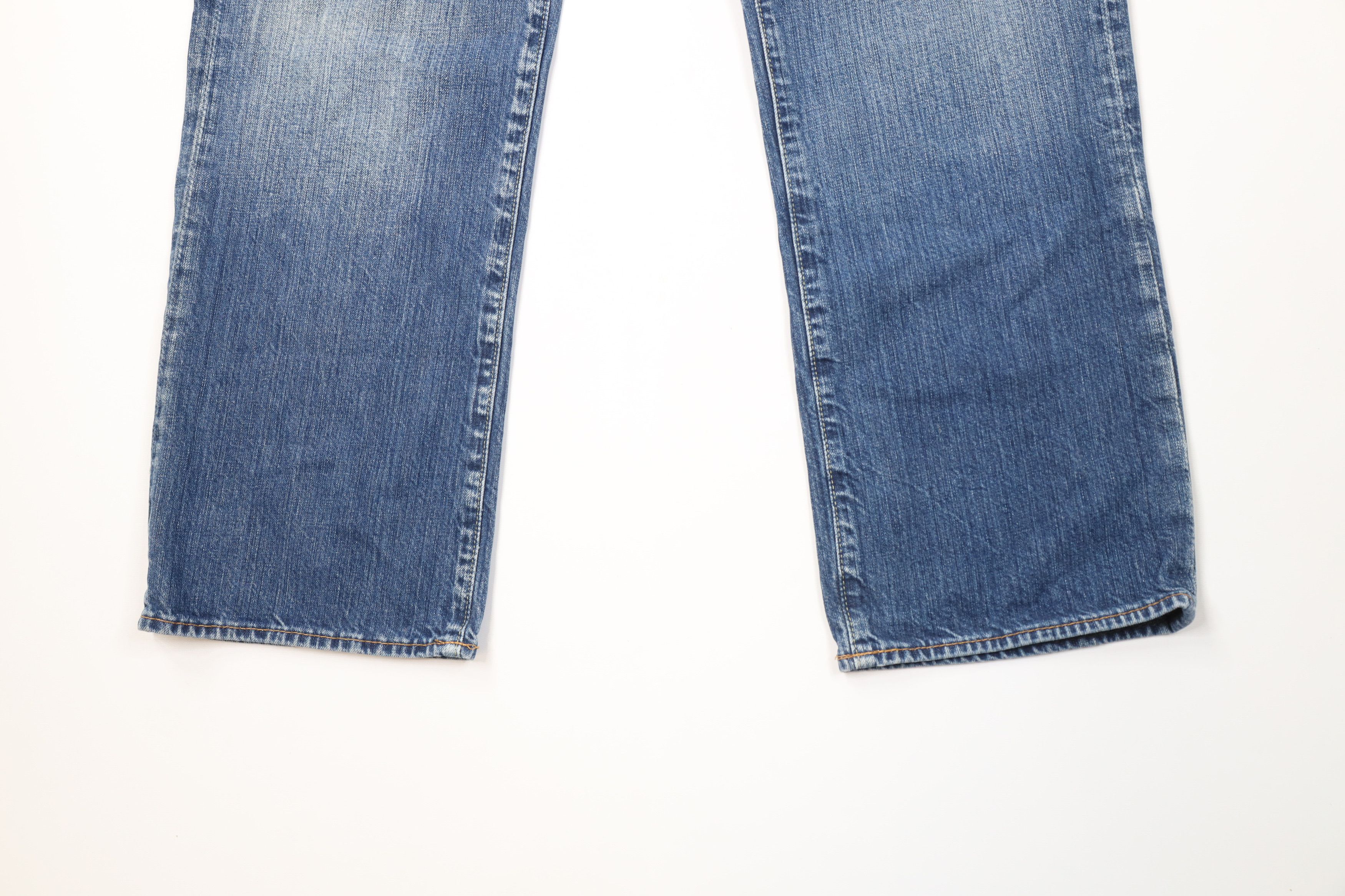Ralph Lauren Vintage 90s Ralph Lauren RL Wide Leg Denim Jeans Blue Cotton Size US 34 / EU 50 - 4 Thumbnail