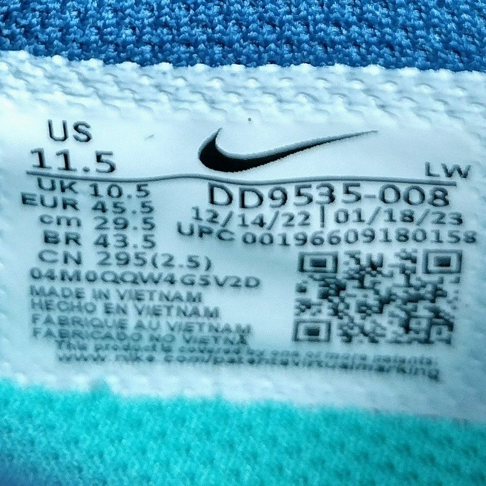 Nike Nike Precision 6 Industrial Blue Clear Jade Shoes DD9535-008 Size US 11.5 / EU 44-45 - 8 Thumbnail