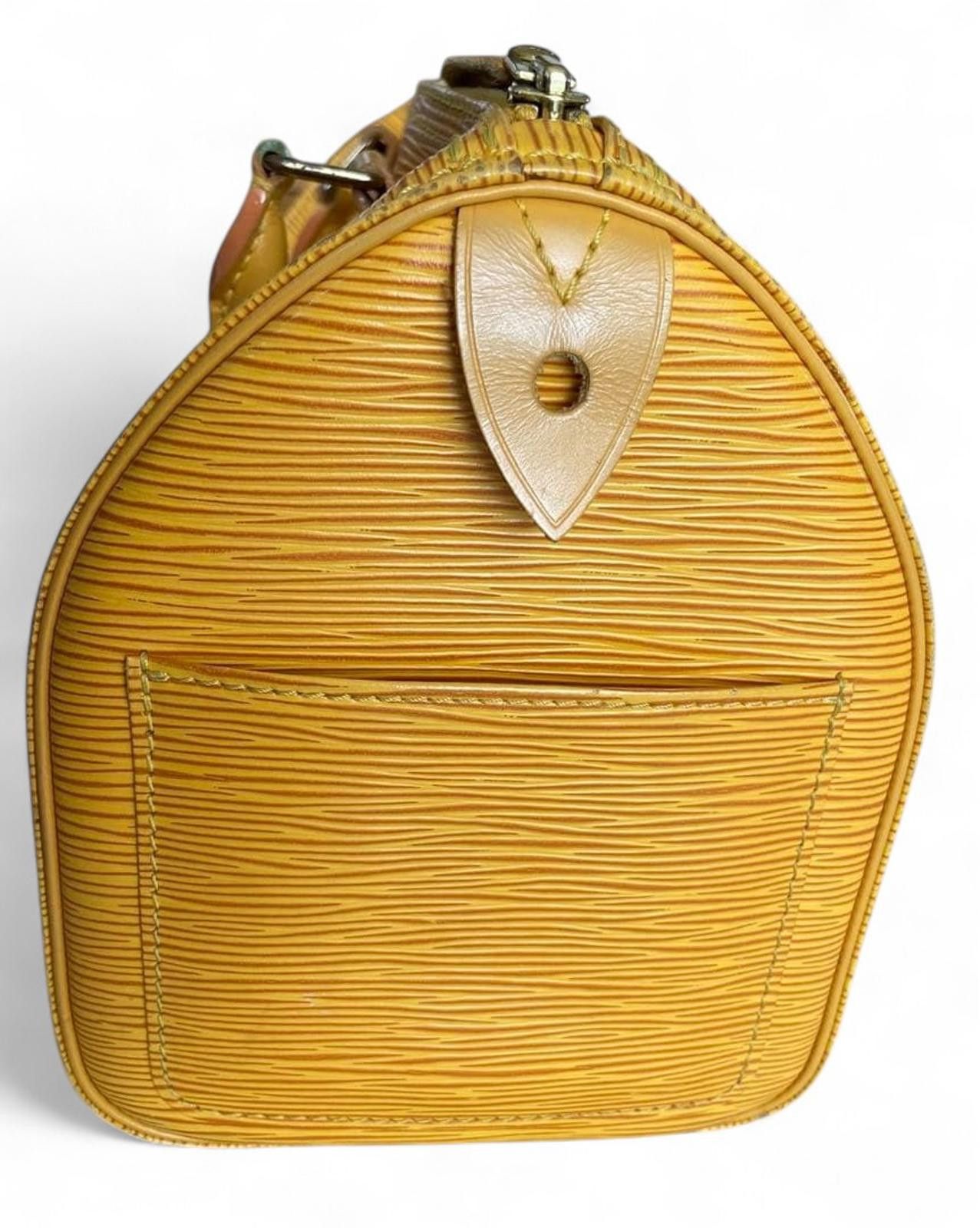 Louis Vuitton Louis Vuitton - Yellow Epi Leather Handbag Size ONE SIZE - 3 Thumbnail