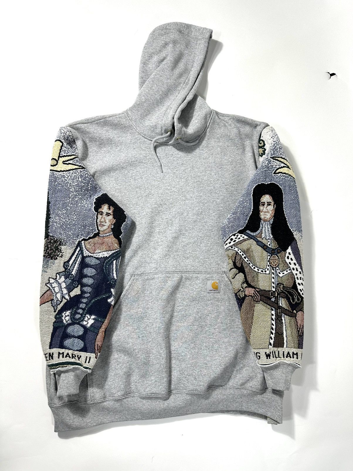 image of Gray Carhartt Tapestry Hoodie” XL in Grey, Men's