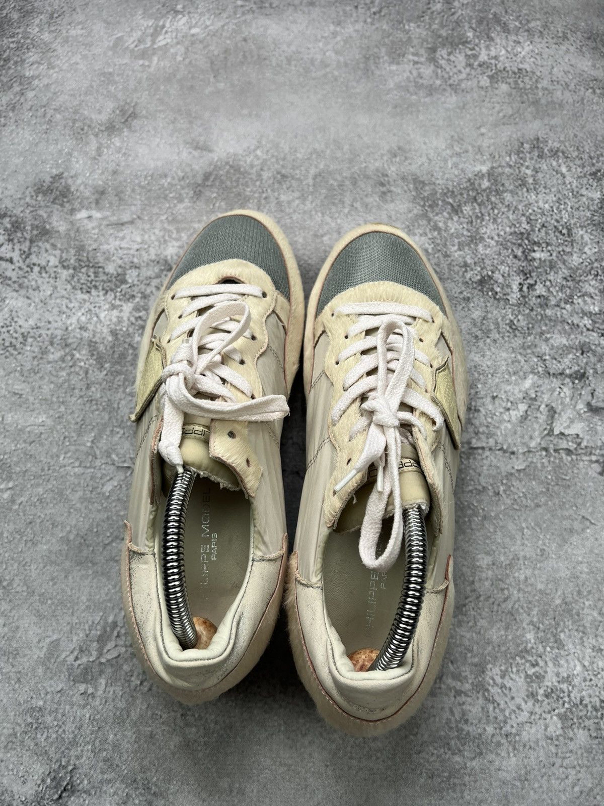 Philippe Model Philippe Model White Casual Sneakers Shoes Size US 7 / EU 40 - 4 Thumbnail