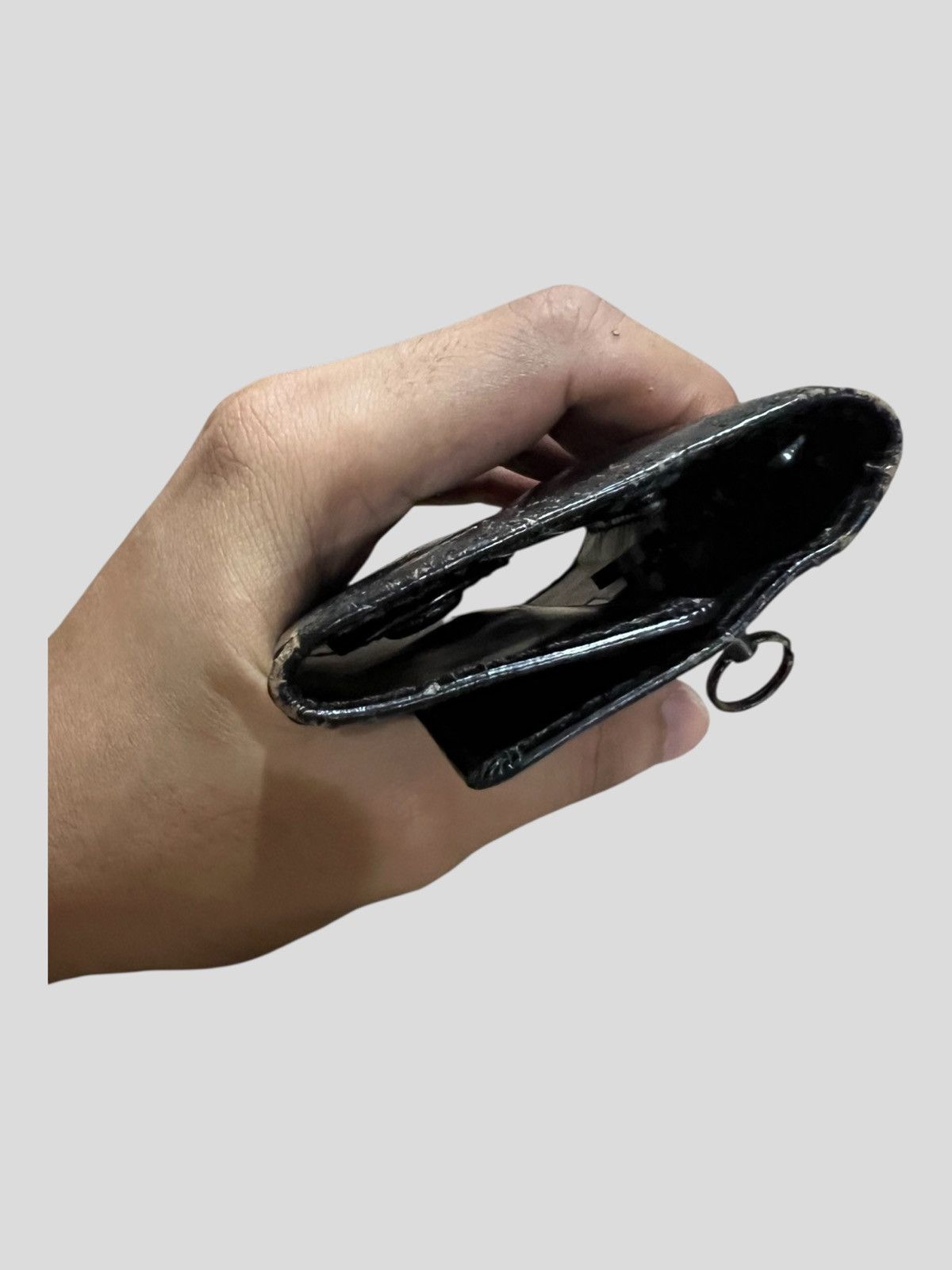 Jam Home Made Jam Home Made 4NK Trick Mini Broken Leather Trifold Wallets Size ONE SIZE - 6 Thumbnail