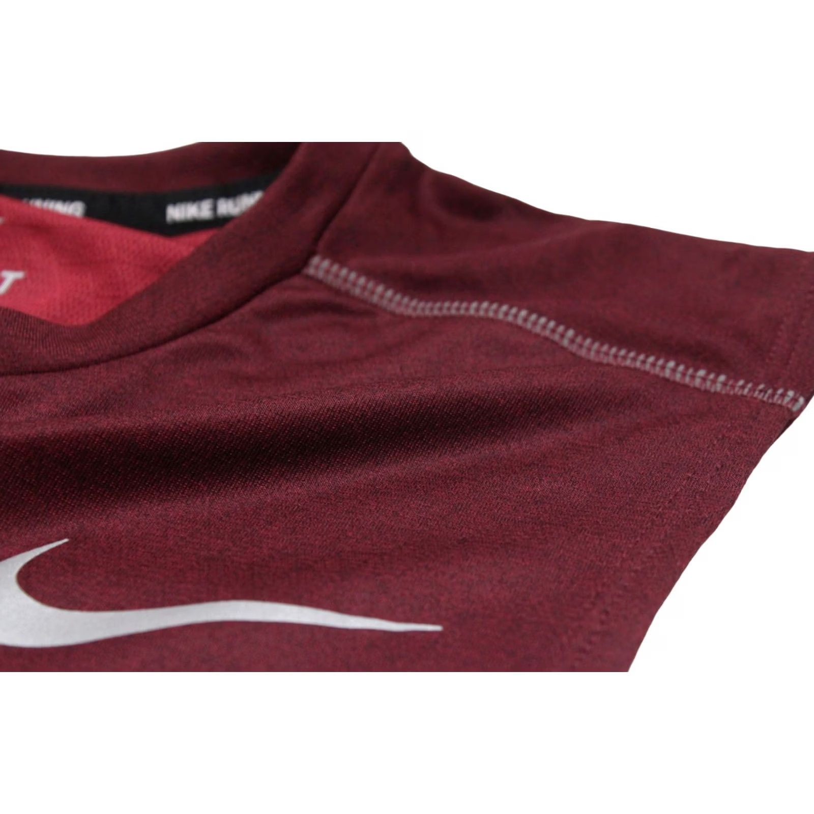 Nike NIKE Dri-Fit T-Shirt Sleeveless Mens SMALL 3 Pieces Burgundy Polyester Round Neck Shirt Fastening: Pullover Size US S / EU 44-46 / 1 - 6 Thumbnail
