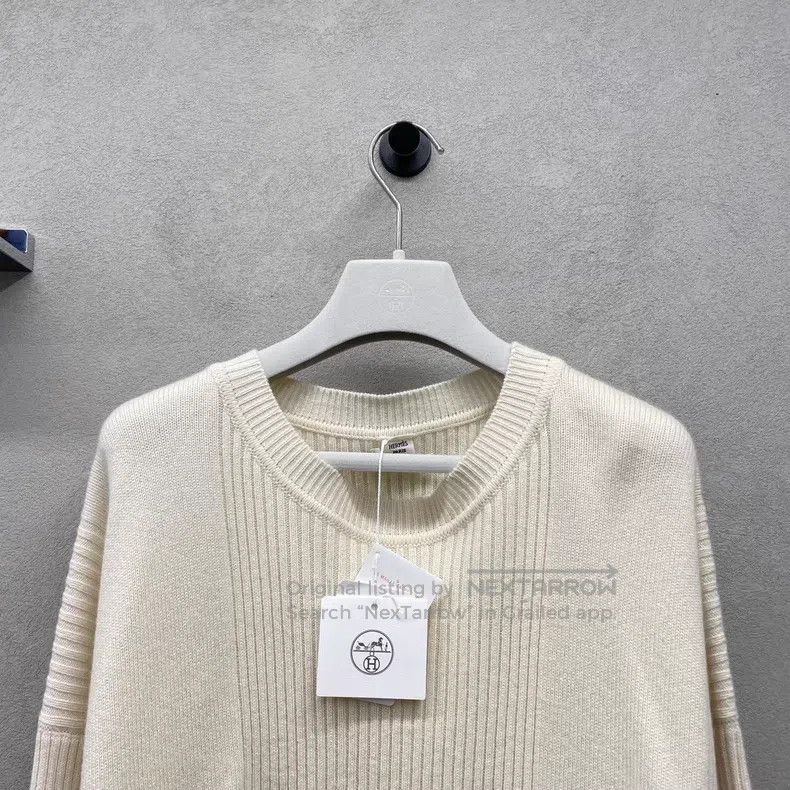 Hermes Hermes Ivory knit top Size XS / US 0-2 / IT 36-38 - 4 Thumbnail