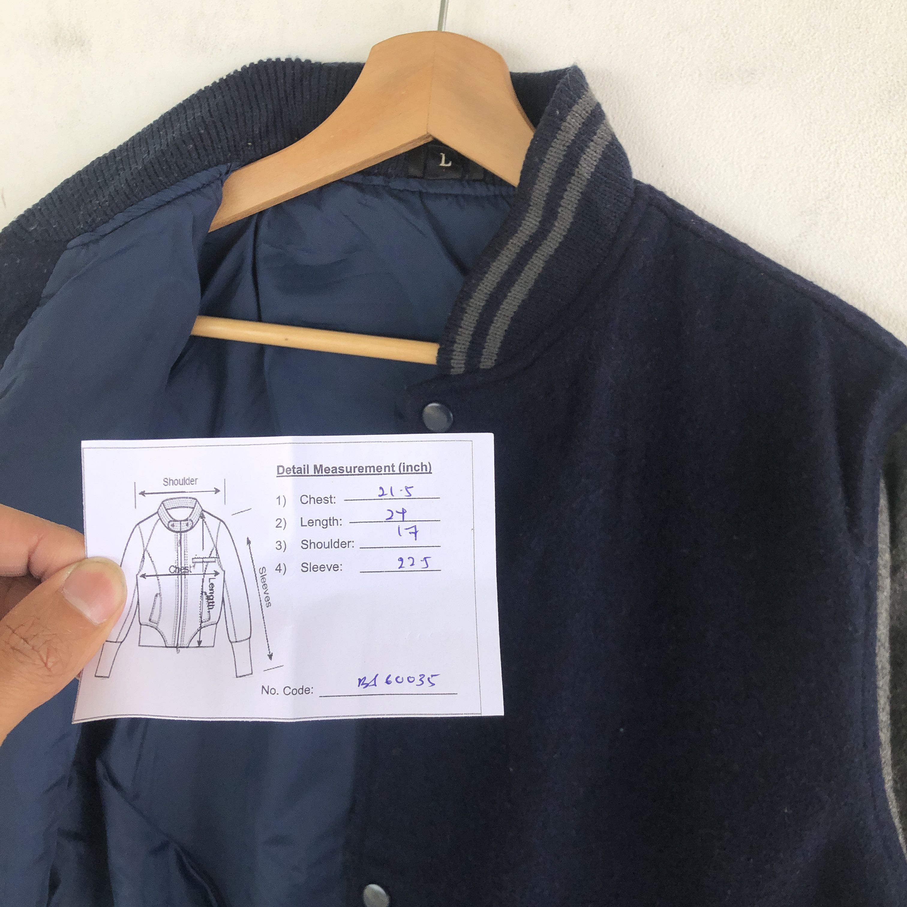Japanese Brand Vintage Japanese Varsity Wool Stadium University Jacket Size US M / EU 48-50 / 2 - 9 Thumbnail