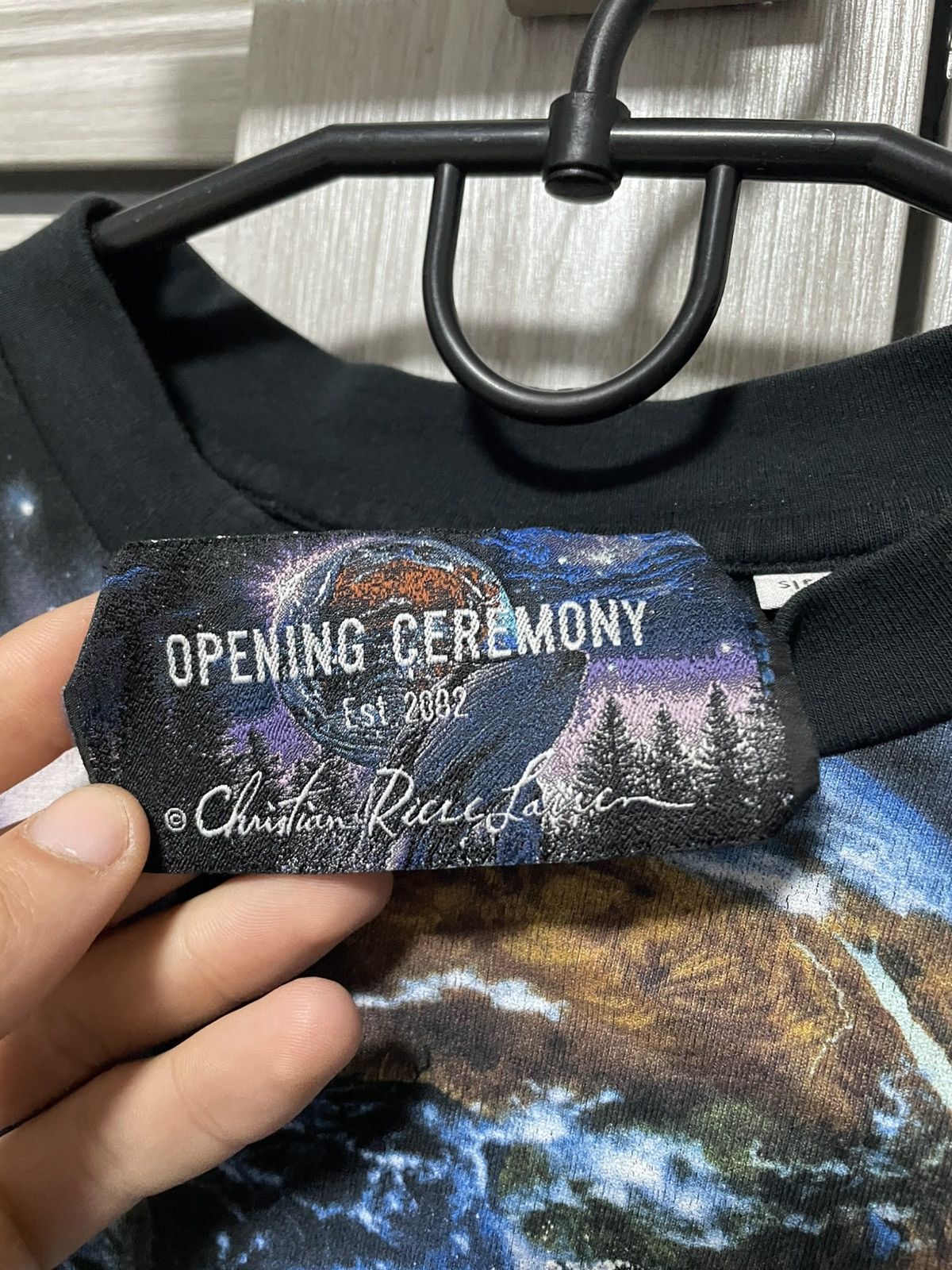 Opening Ceremony Rare Opening Ceremony Christian Riese Lassen Galaxy T Shirt Size US S / EU 44-46 / 1 - 18 Thumbnail